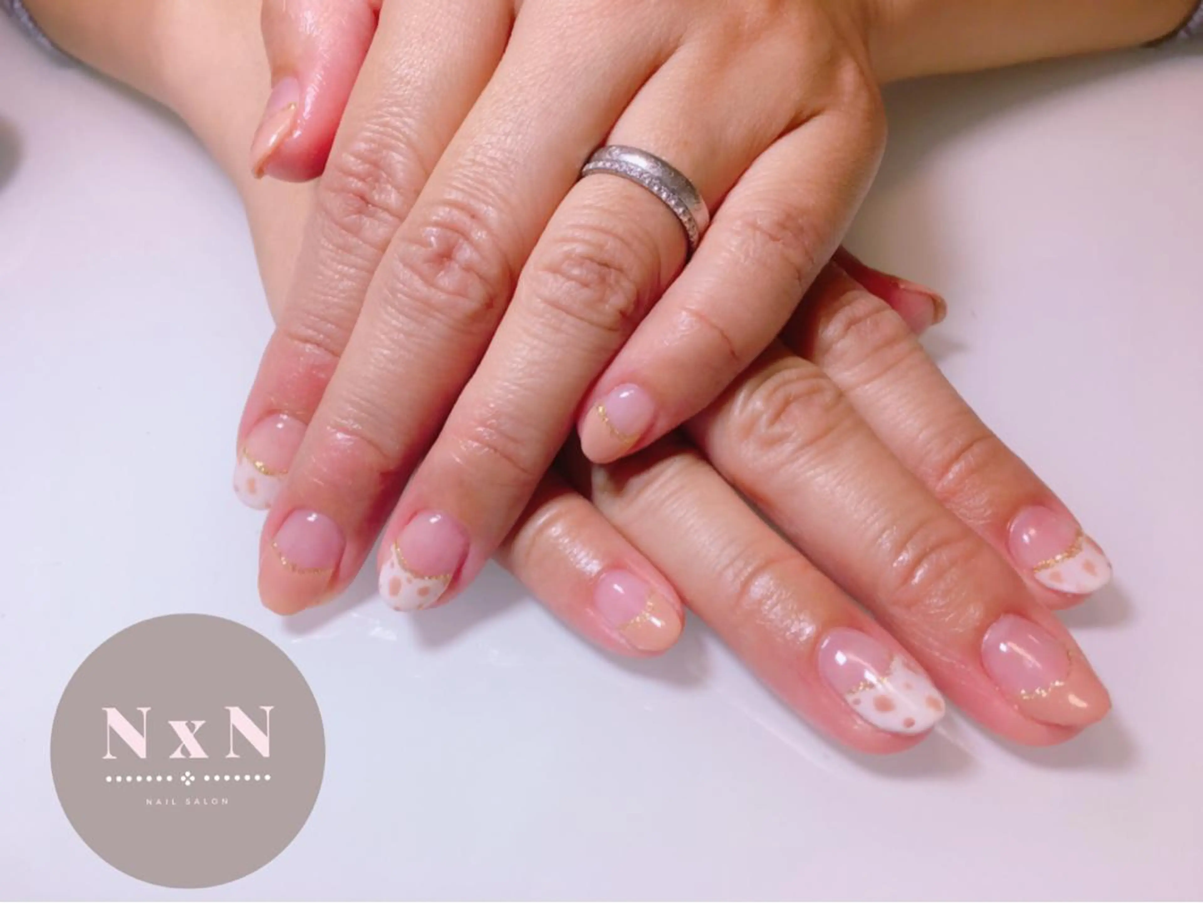 ネイル フレンチネイル ハンドネイル nail salon N×Nのネイルデザイン