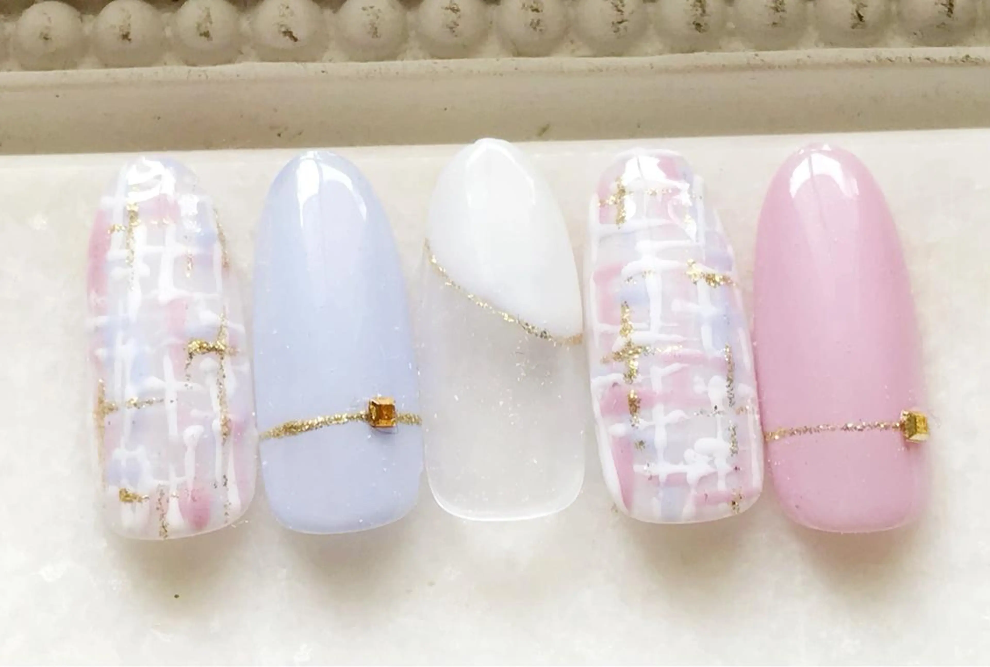 ネイル ジェルネイル パラジェル ハンドネイル Satomi  のネイルデザイン