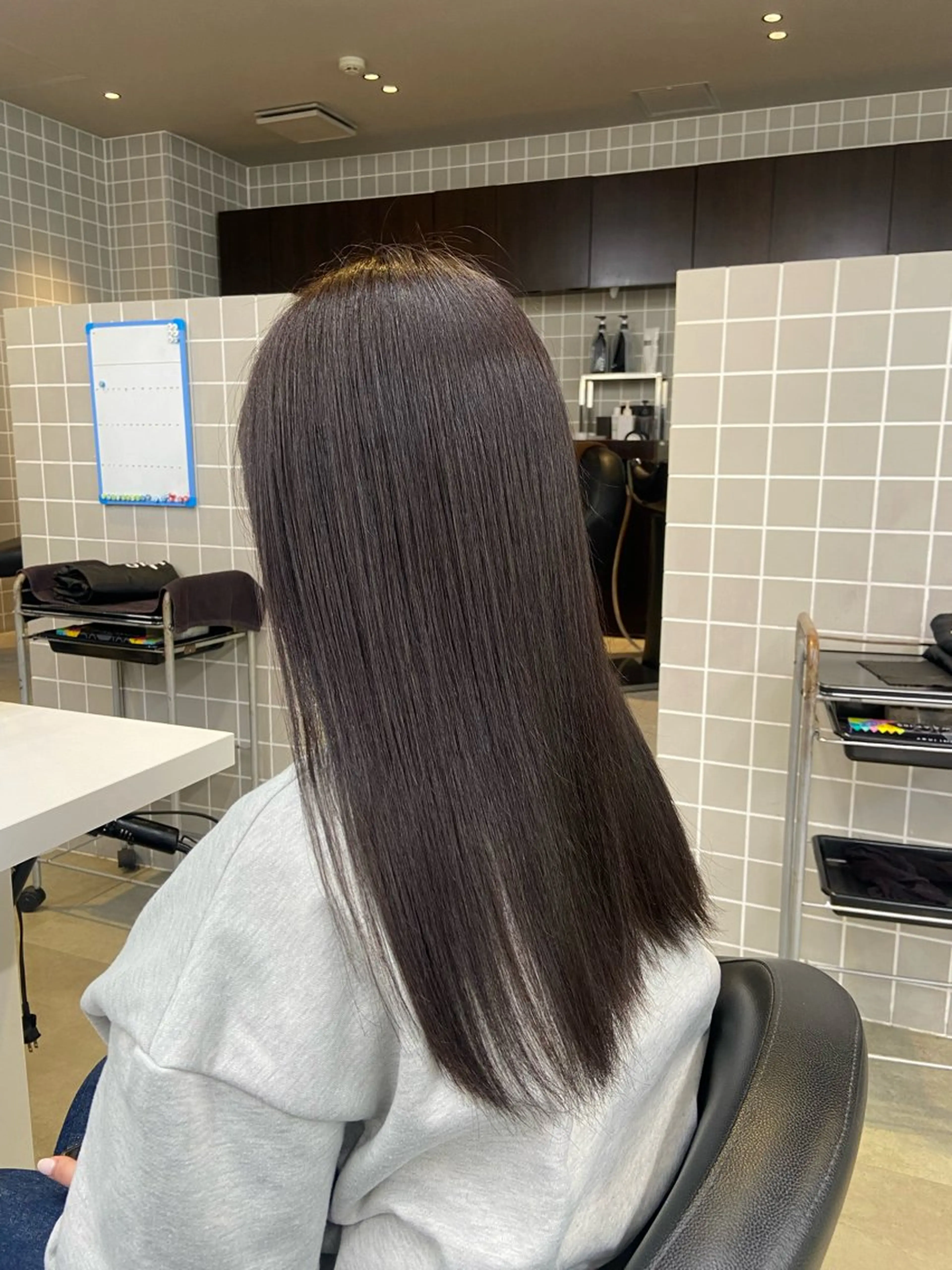 ロング カラー ヘアアレンジ flammeum所属・ハイトーン/ボブ /misakiのヘアスタイル