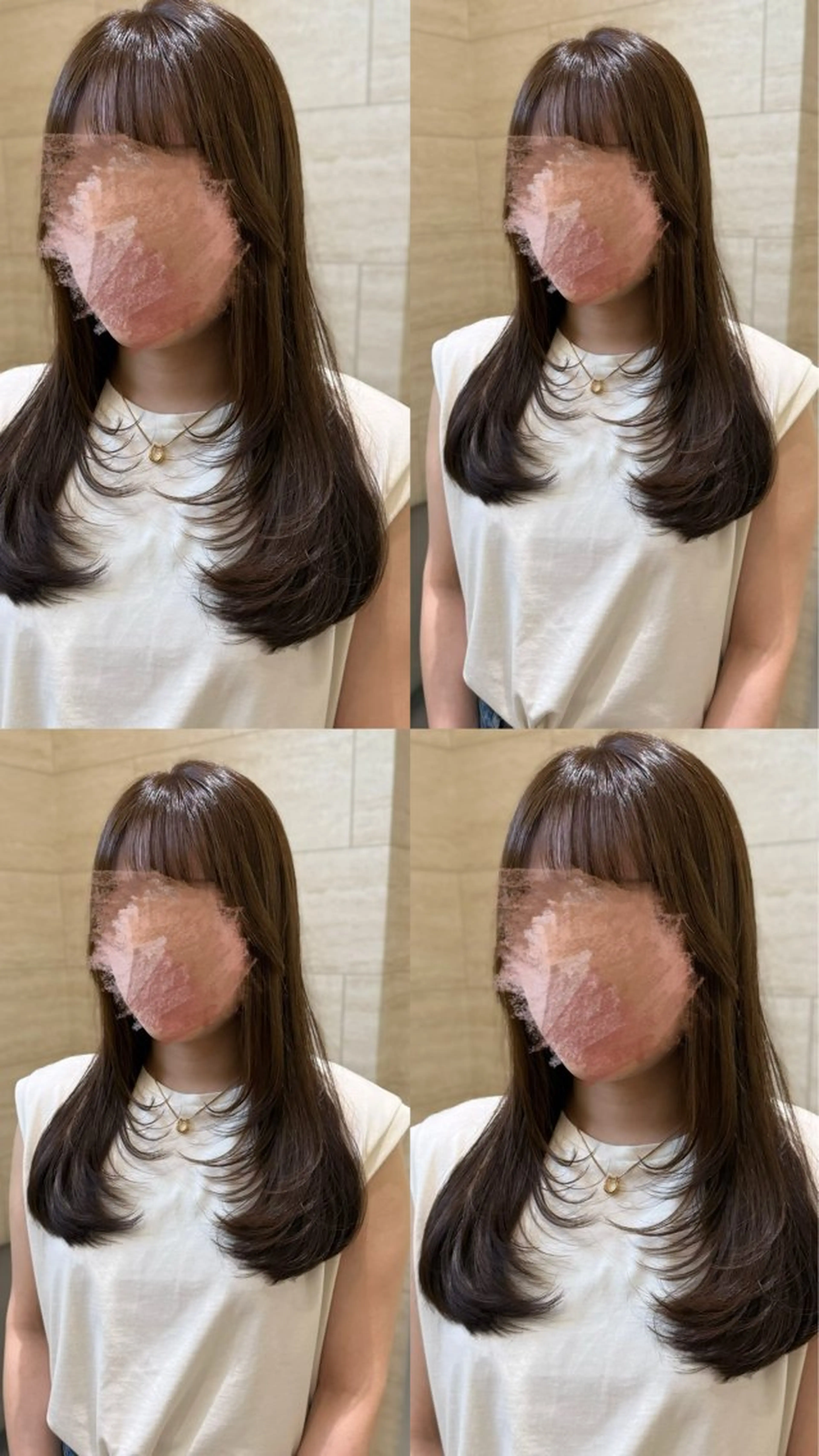 ロング カット ヘアカラー トリートメント Zina 熊本店 ワンホン/Juranのヘアスタイル