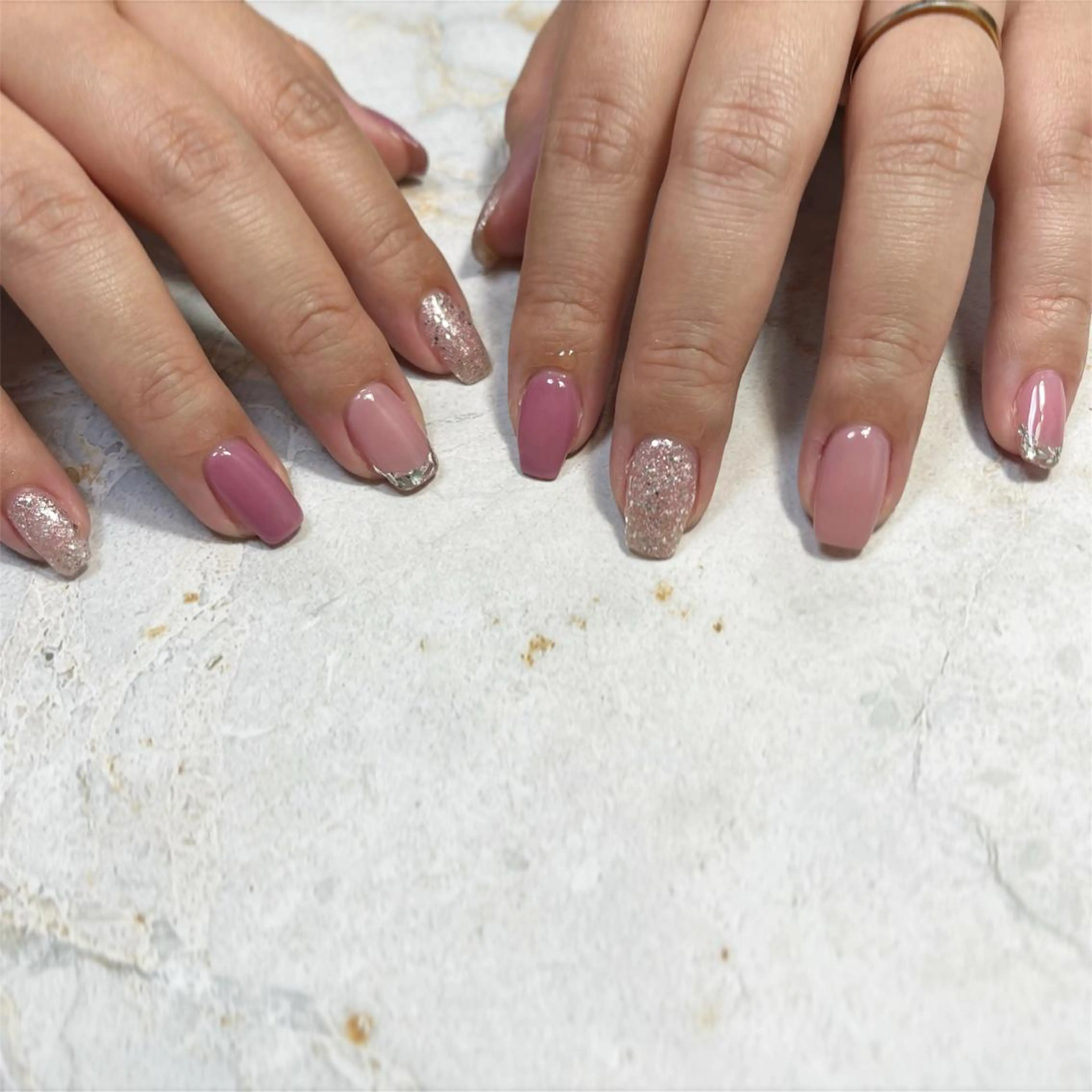 ネイル ピンク r o s é e. beautyのエステ・リラクイメージ