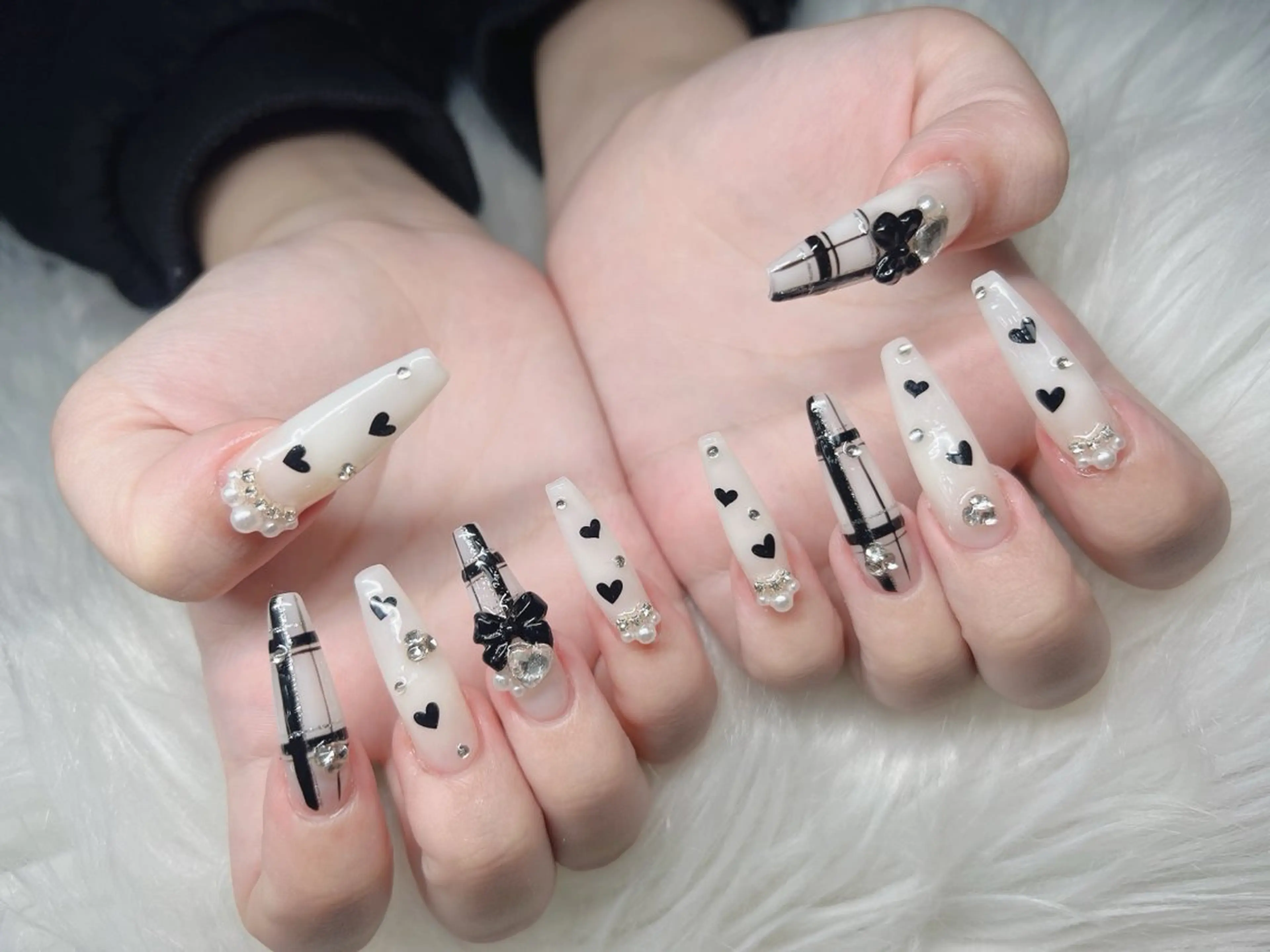 ネイル ハンドネイル Lee Nails チップ長さだし専門店のネイルデザイン