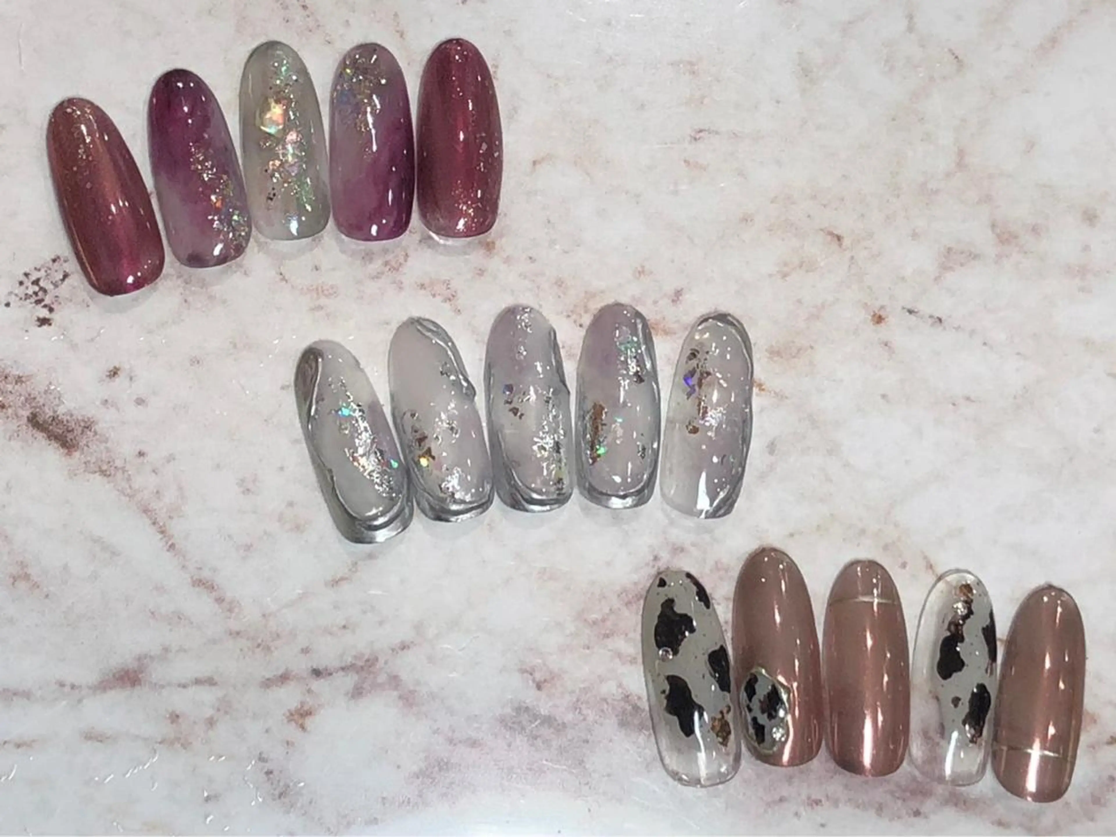 ショート カラー ネイル ハンドネイル éclat所属・éclat エクラのネイルデザイン