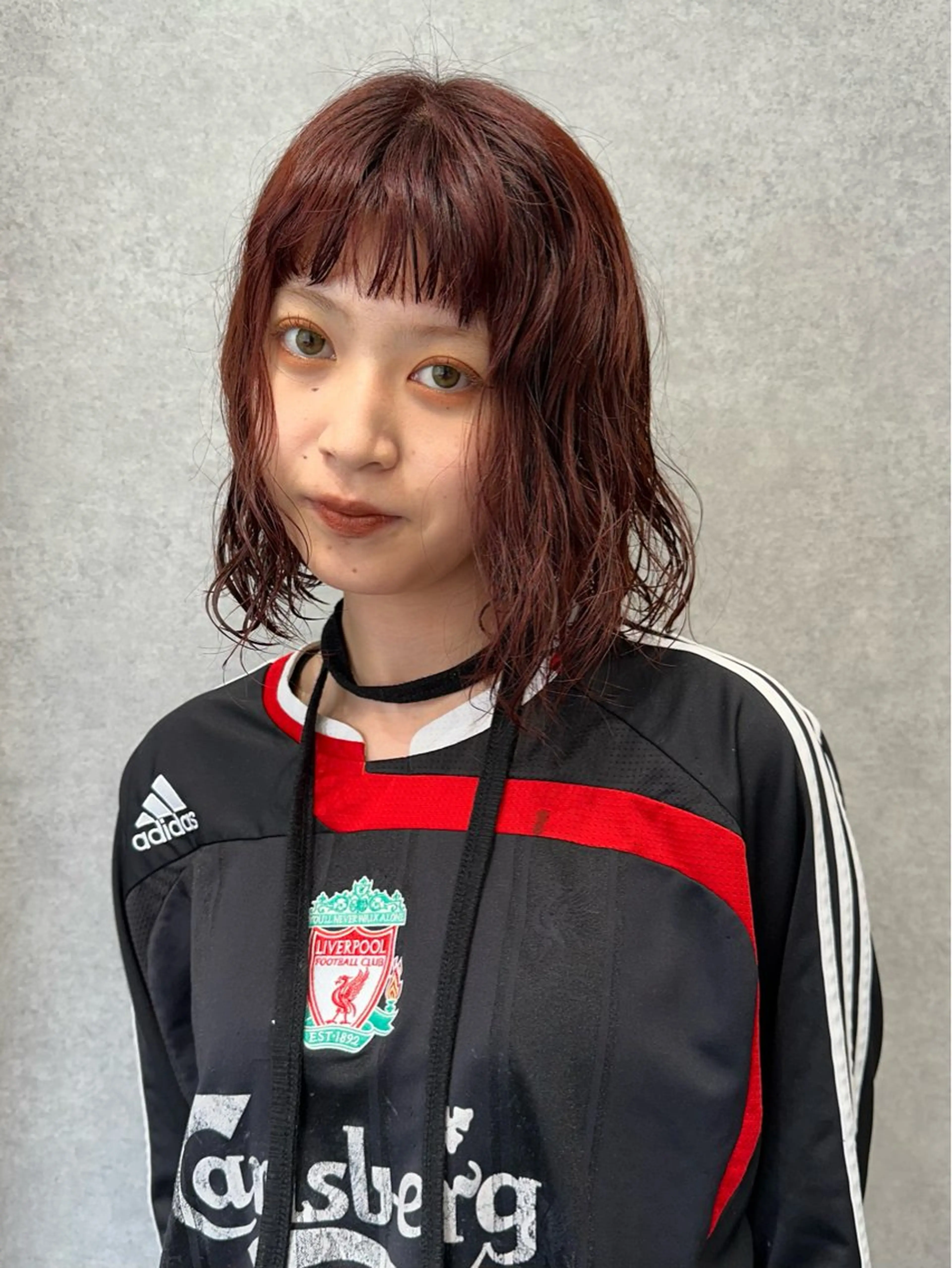 ショート カラー ブリーチ ダブルカラー ブリーチなしカラー レッドカラー ヘアカラー Daisy🎀【福岡 美容室】chiakiのヘアスタイル