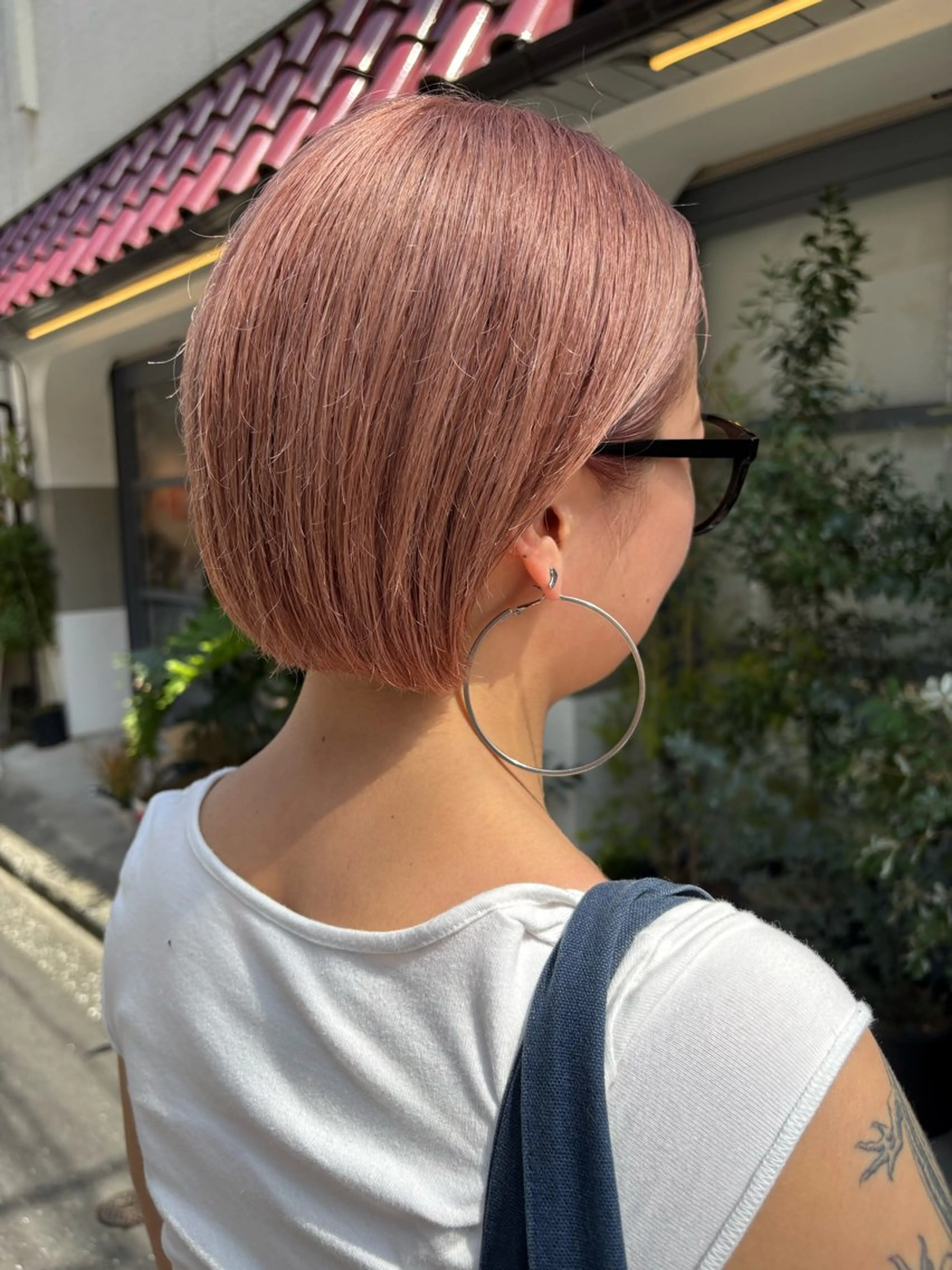 ショート カラー ベージュカラー ピンクカラー ピンクベージュ 広美◎ <hiromi>のヘアスタイル