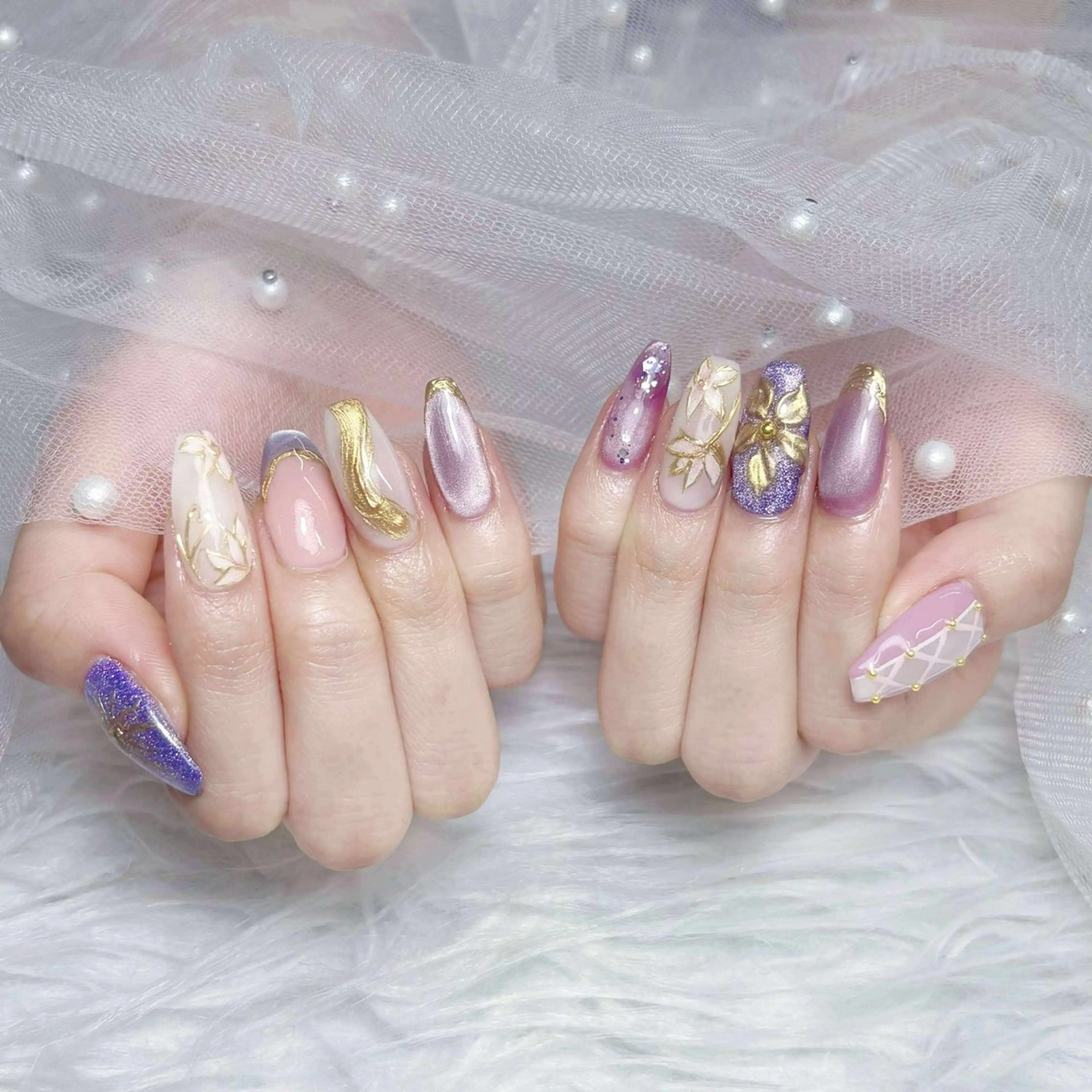 ネイル アートネイル ジェルネイル キラキラネイル 持ち込み シンプルネイル ハンドネイル ハンドケア ぱん ちゃんのネイルデザイン