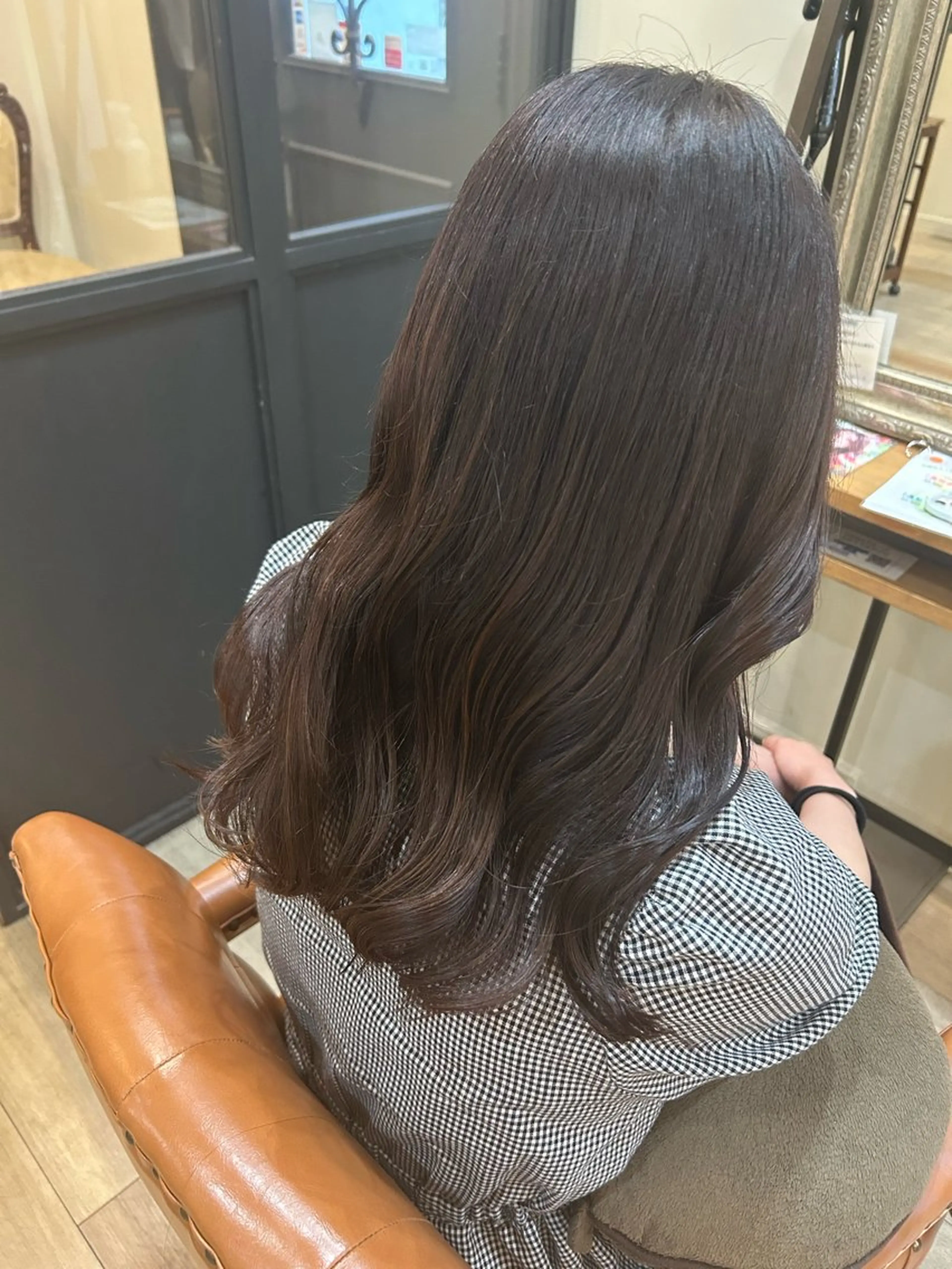 ロング 松尾 遥花のヘアスタイル