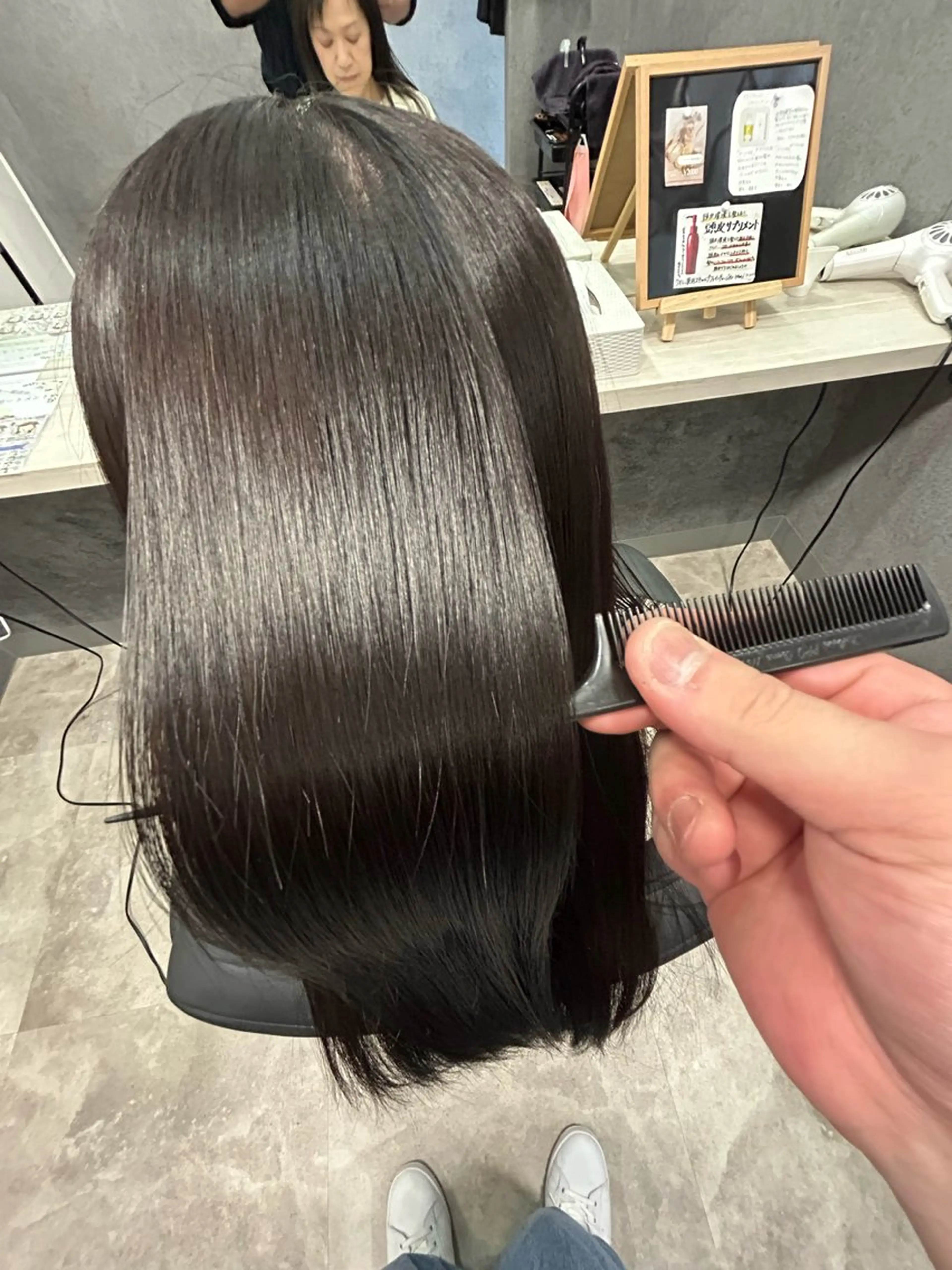 ロング カラー ロング トリートメント カット ヘアカラー トリートメント ヘッドスパ 個室 美容室 Miyuu hair&spa所属・木村 瞬のヘアスタイル