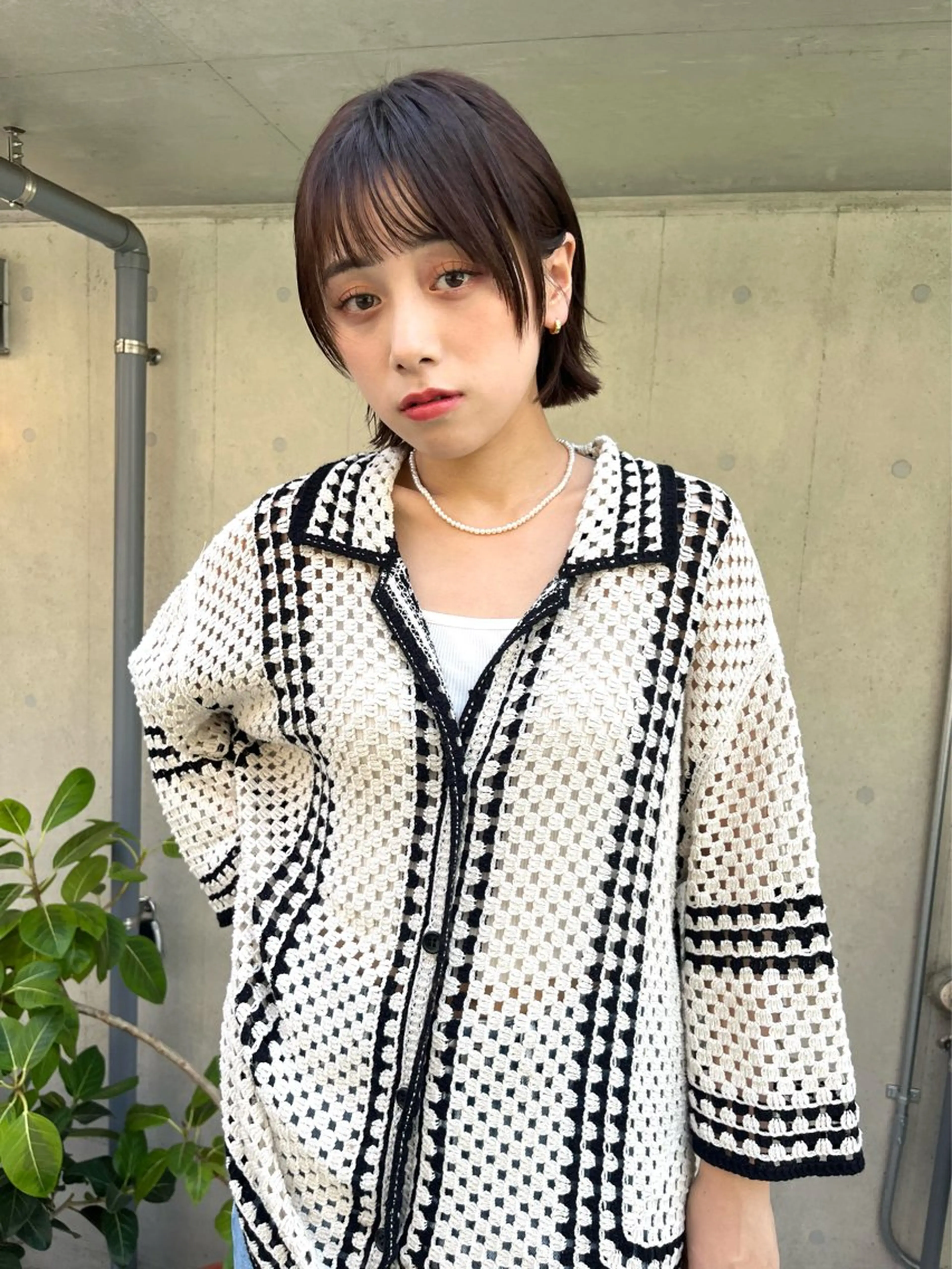 ショート カラー カット ヘアカラー トリートメント 嶋佐 昌大 シマサマオのヘアスタイル