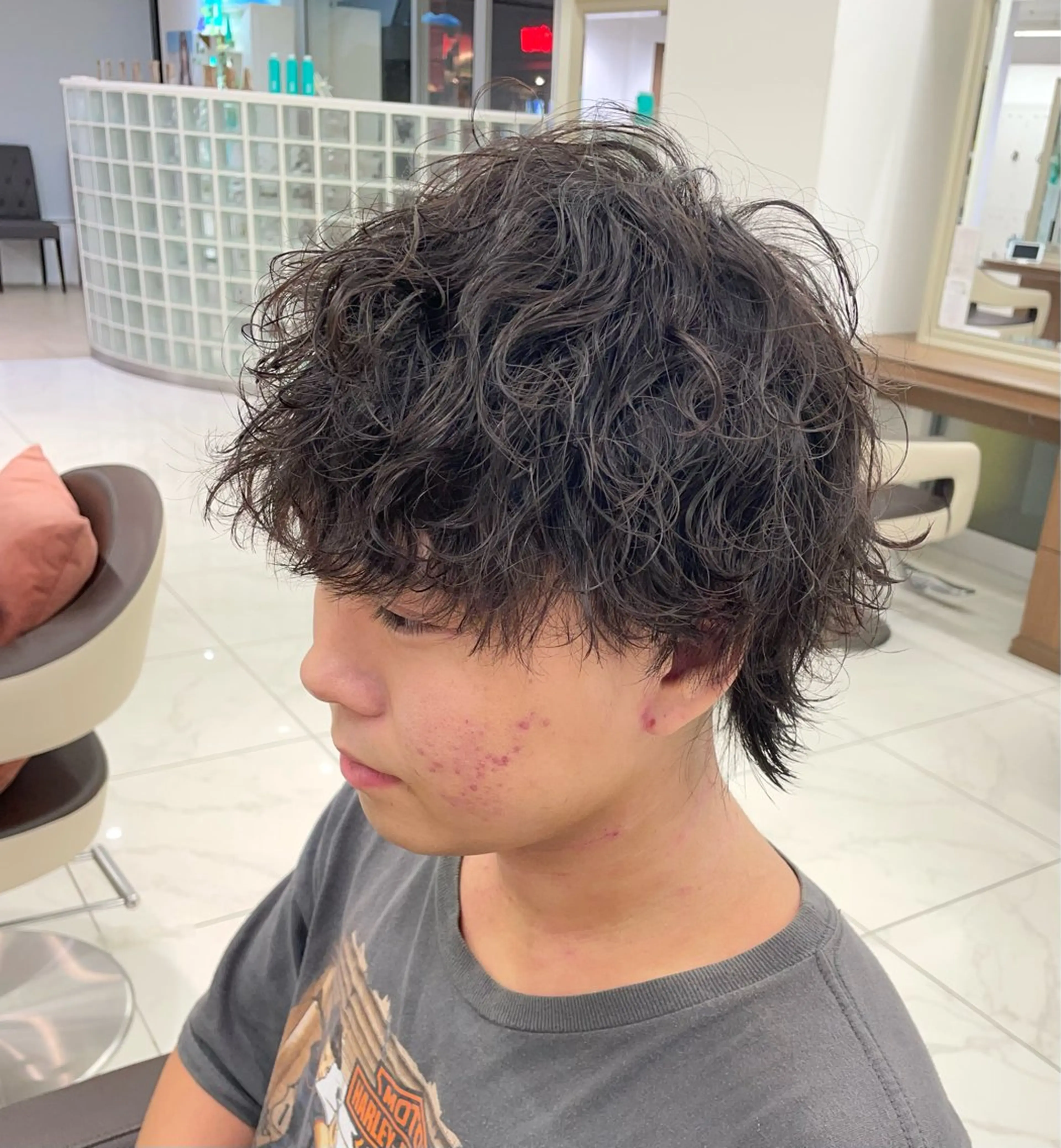 ショート パーマ メンズ 【メンズ特化】 池田大成✂︎のヘアスタイル