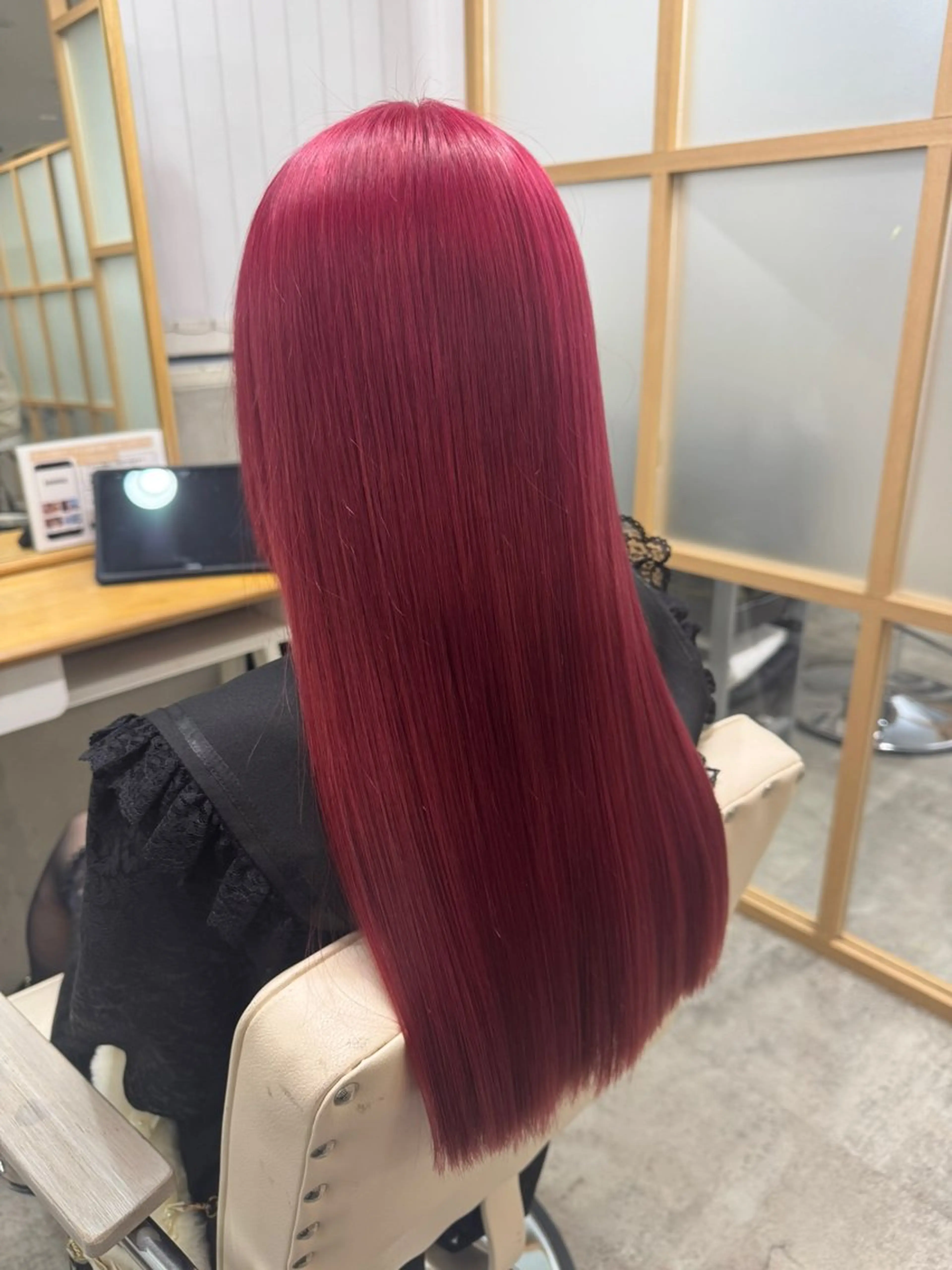 ロング カラー ヘアカラー トリートメント S.BLOOM 川崎 翔哉のヘアスタイル