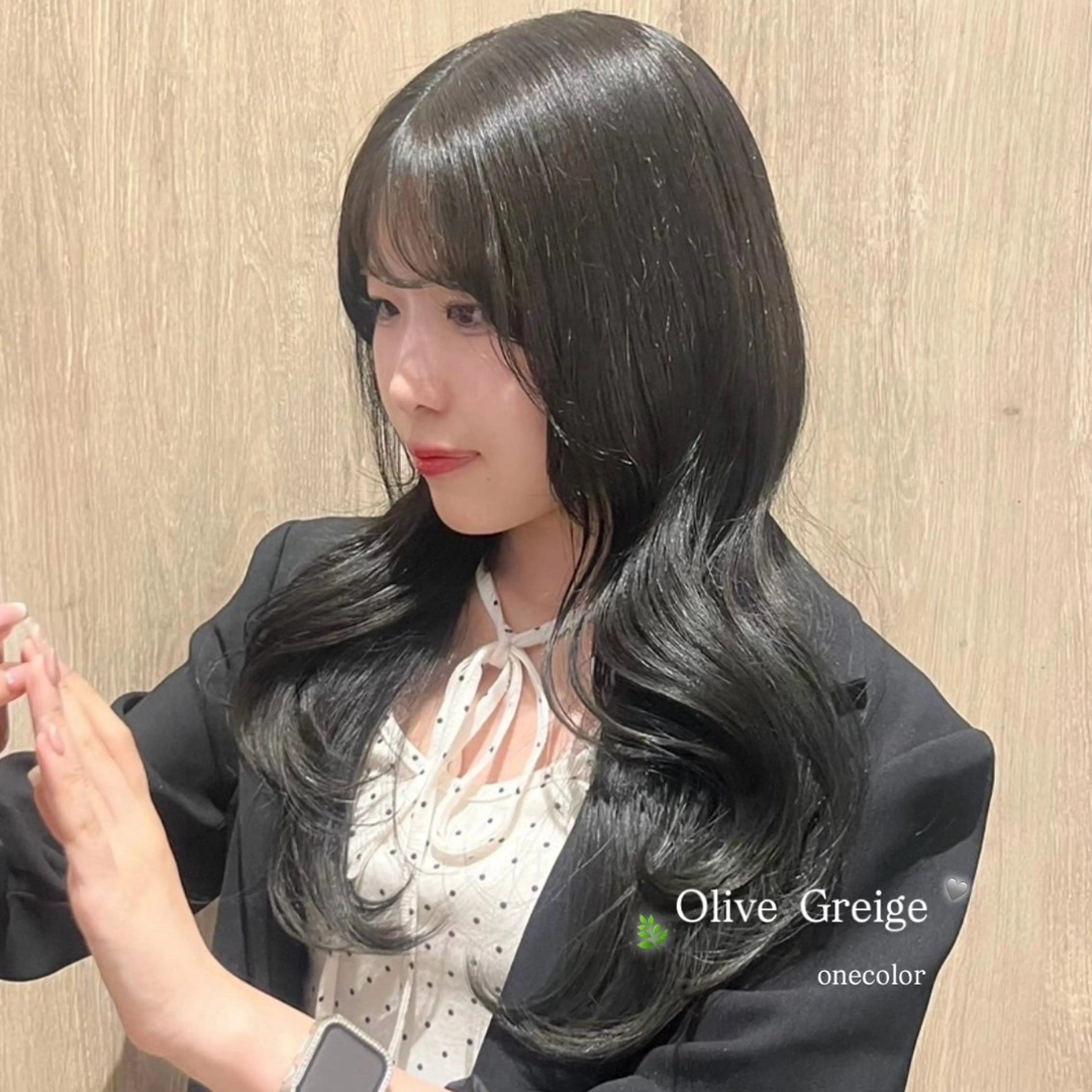 カット+ 透明感ワンカラー🫧の写真