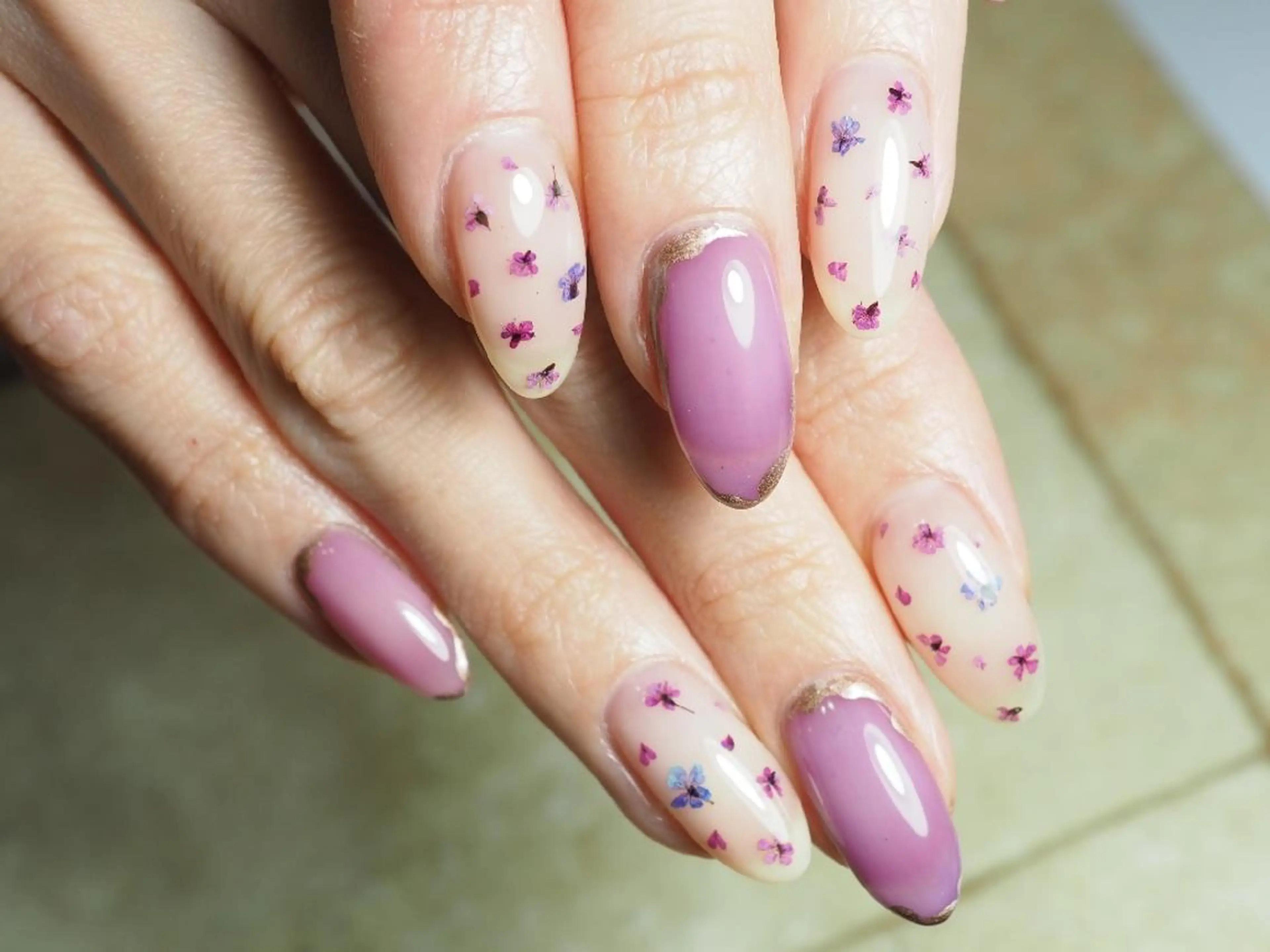 【初回デザイン】お色変更OK!シンプルネイル①の写真