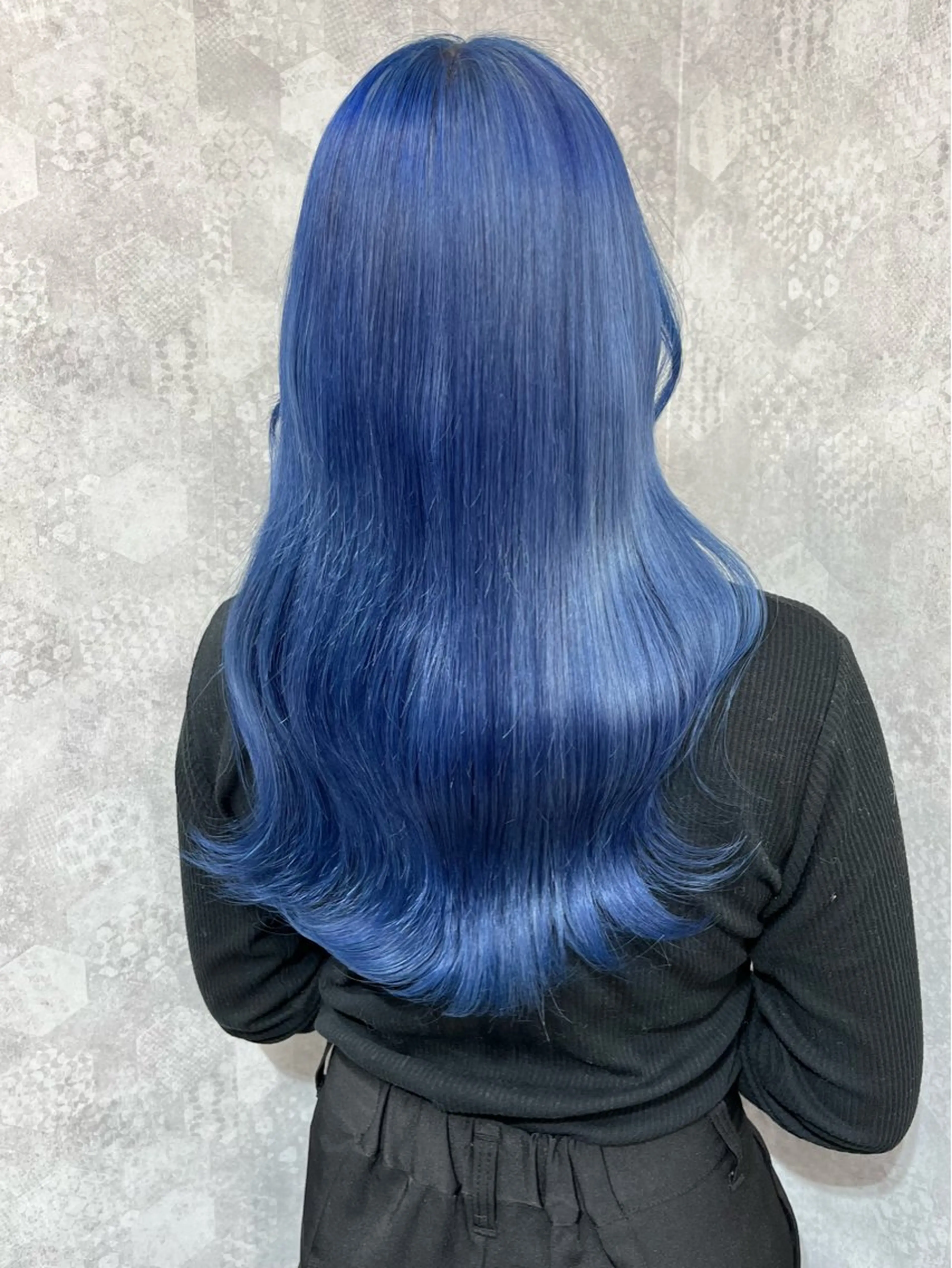 ロング カラー ヘアアレンジ ヘアカラー トリートメント 韓国レイヤーカット/ 儚げカラーチナツのヘアスタイル