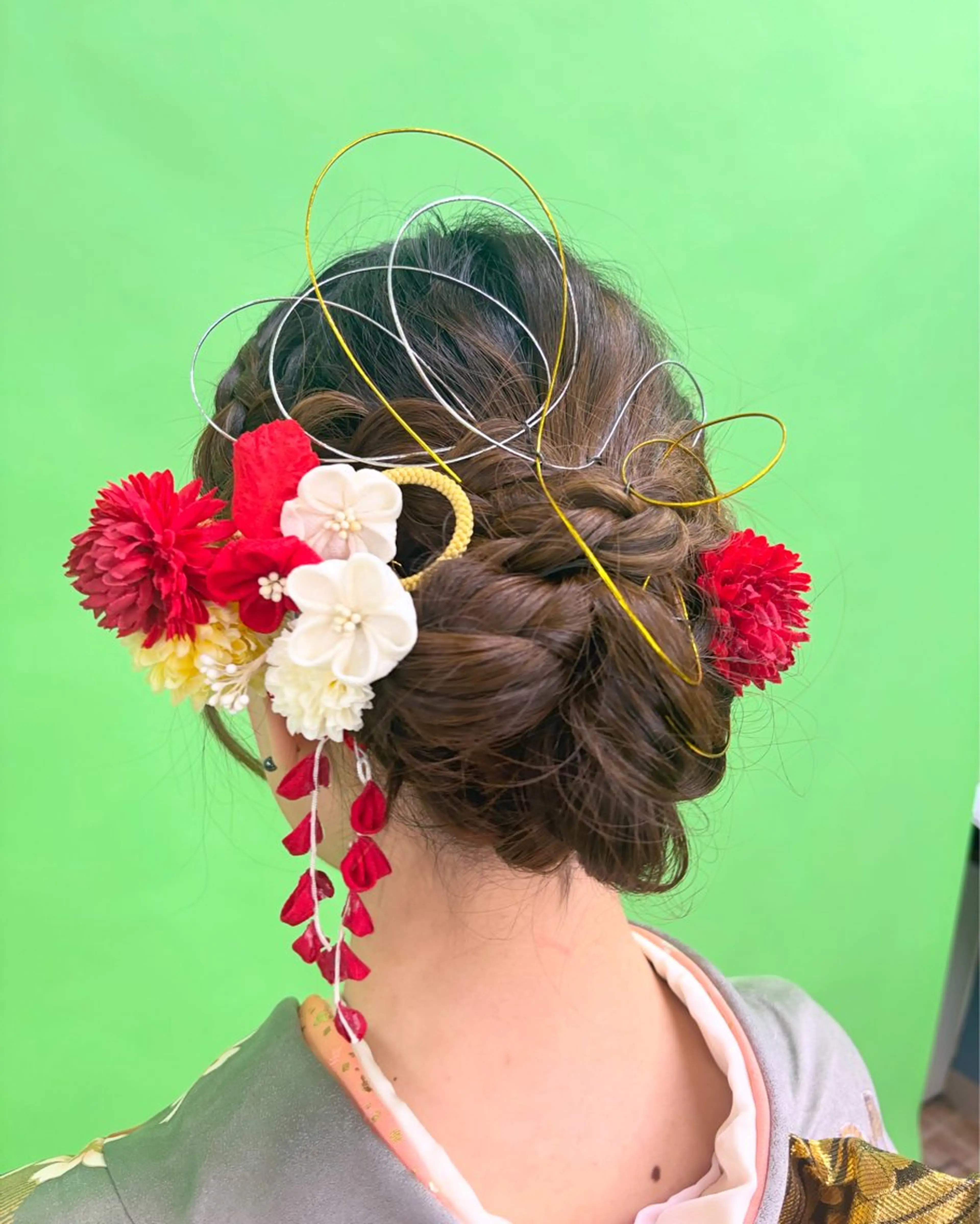 セミロング ヘアアレンジ 成人式 生澤 千尋のヘアスタイル