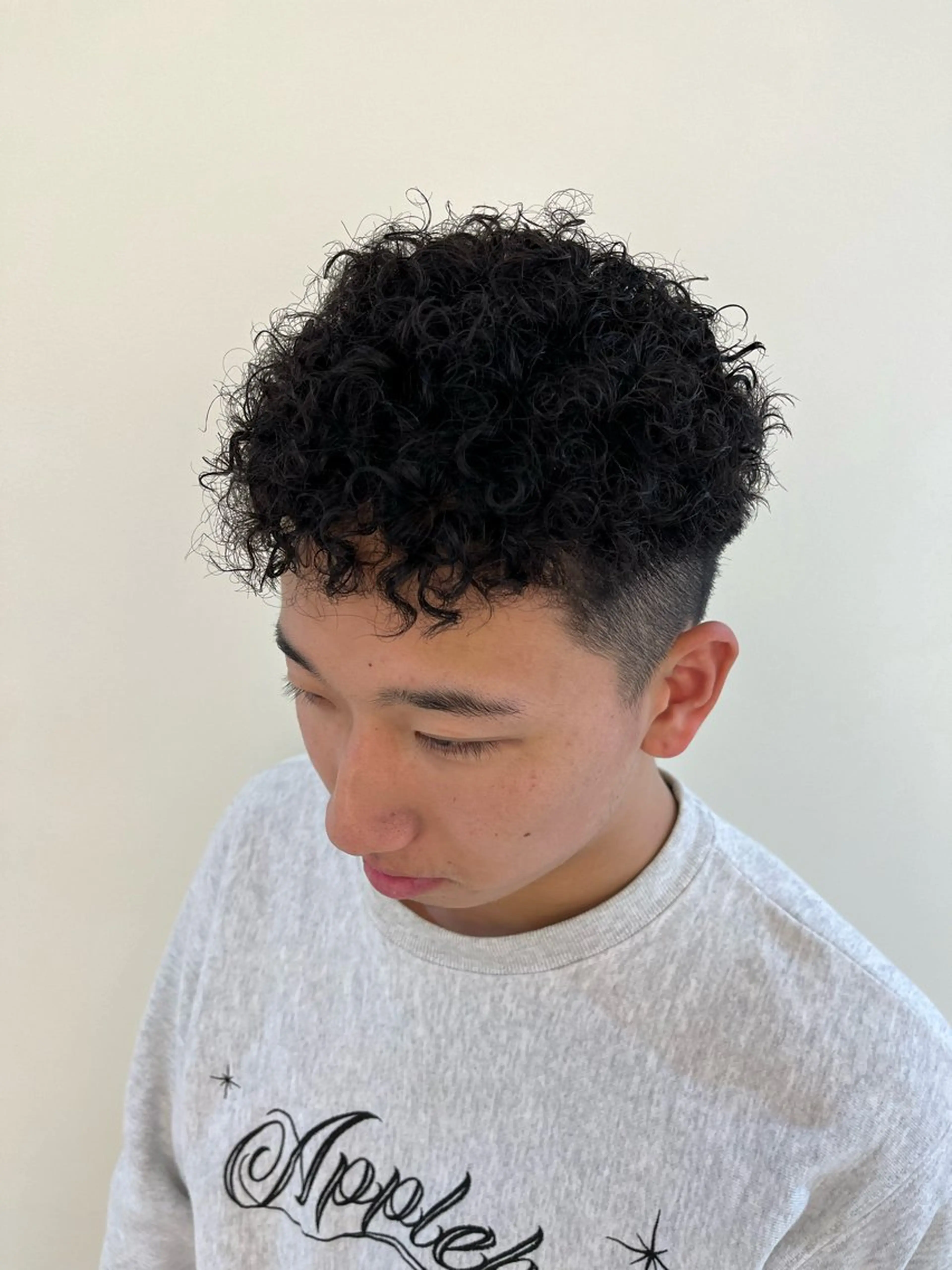 ショート パーマ メンズ メンズパーマ Utata  literie所属・嵯峨 大地／パーマ／ ハード系／特殊系のヘアスタイル