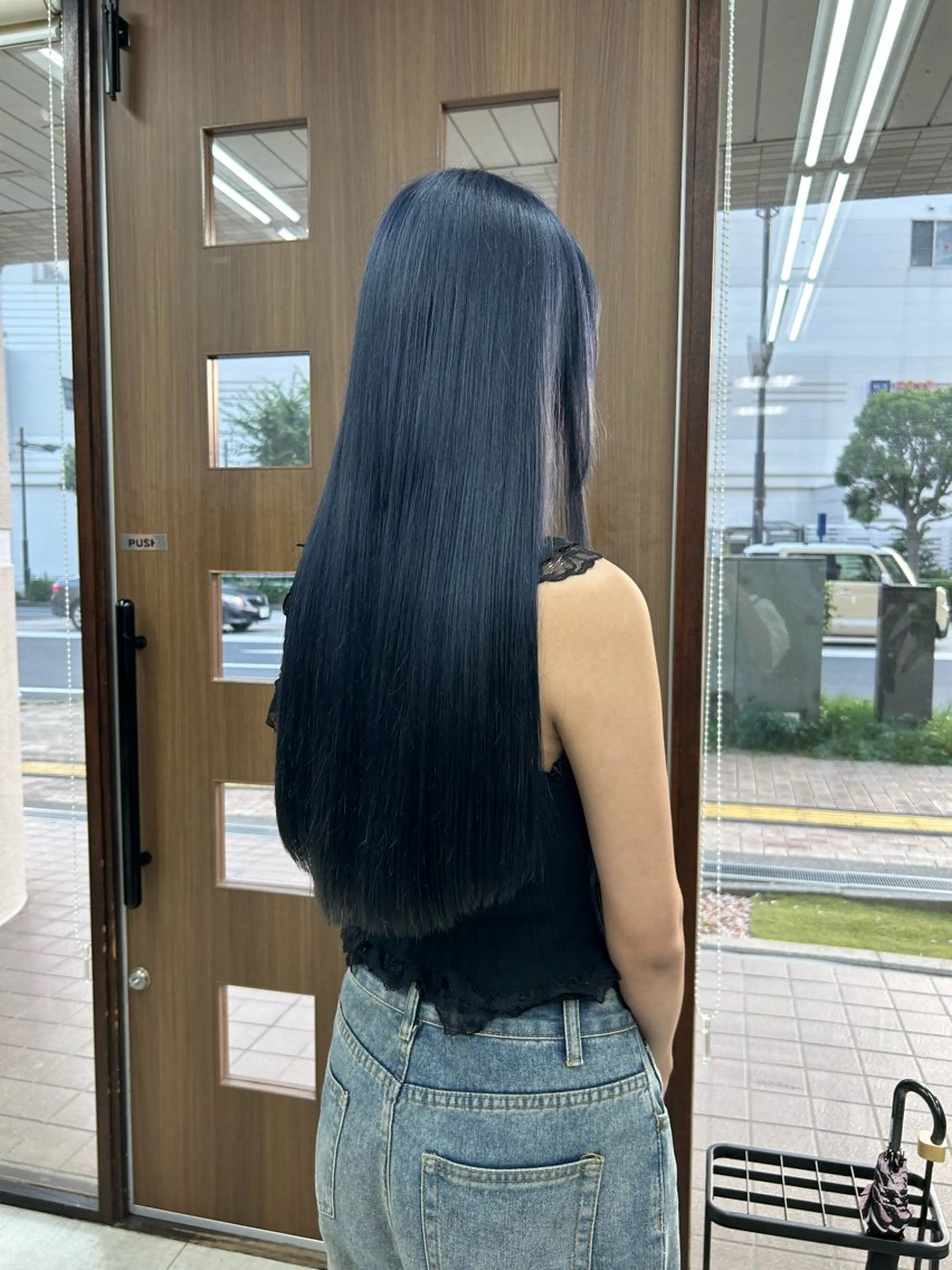 ロング ヘアカラー トリートメント ダブルカラー/韓国 ヘア/さわのあかねのヘアスタイル