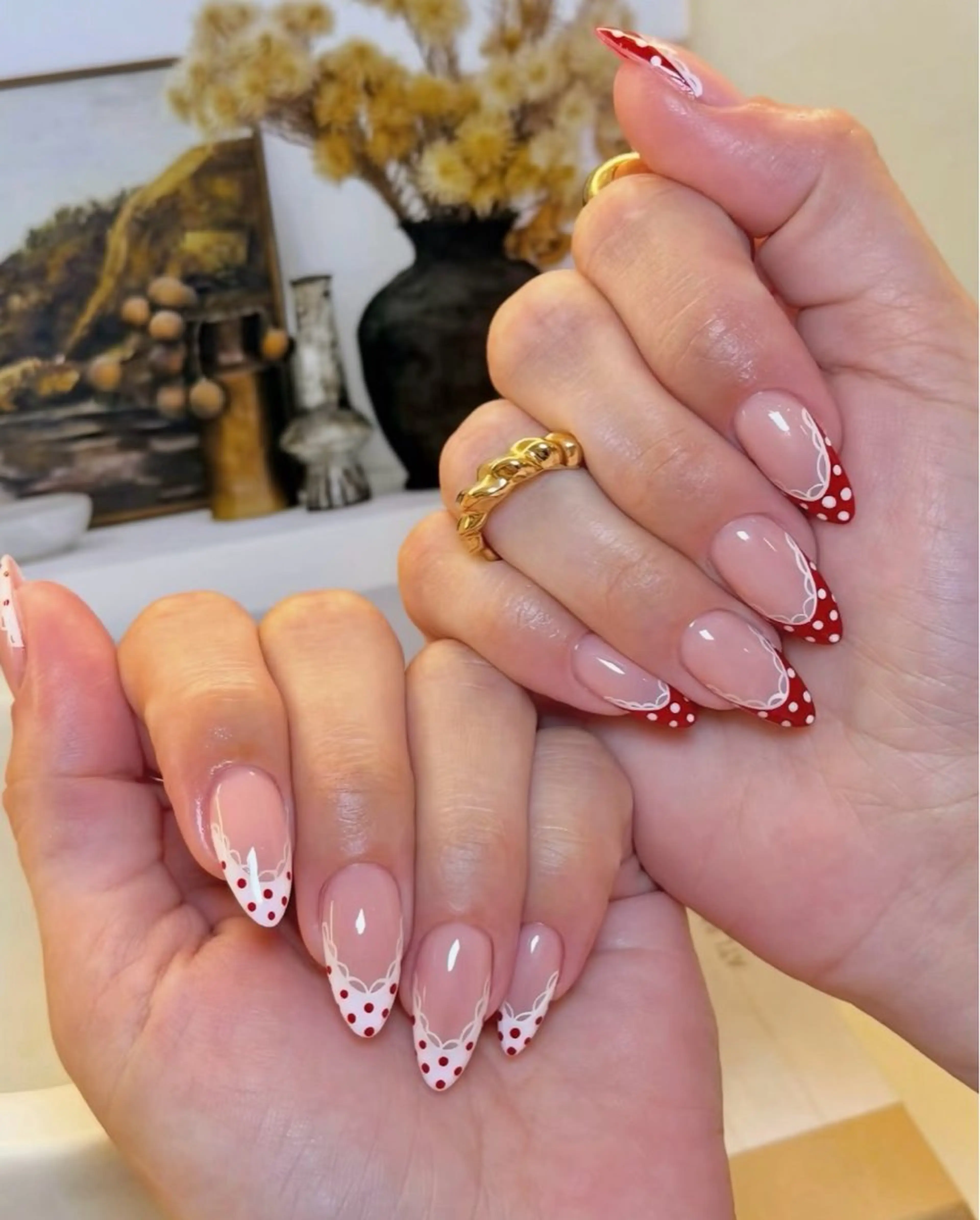 ネイル フットネイル フレンチネイル グラデーション ハート 氷ネイル・うるうるネイル ハンドネイル Lynn_ Nailのネイルデザイン