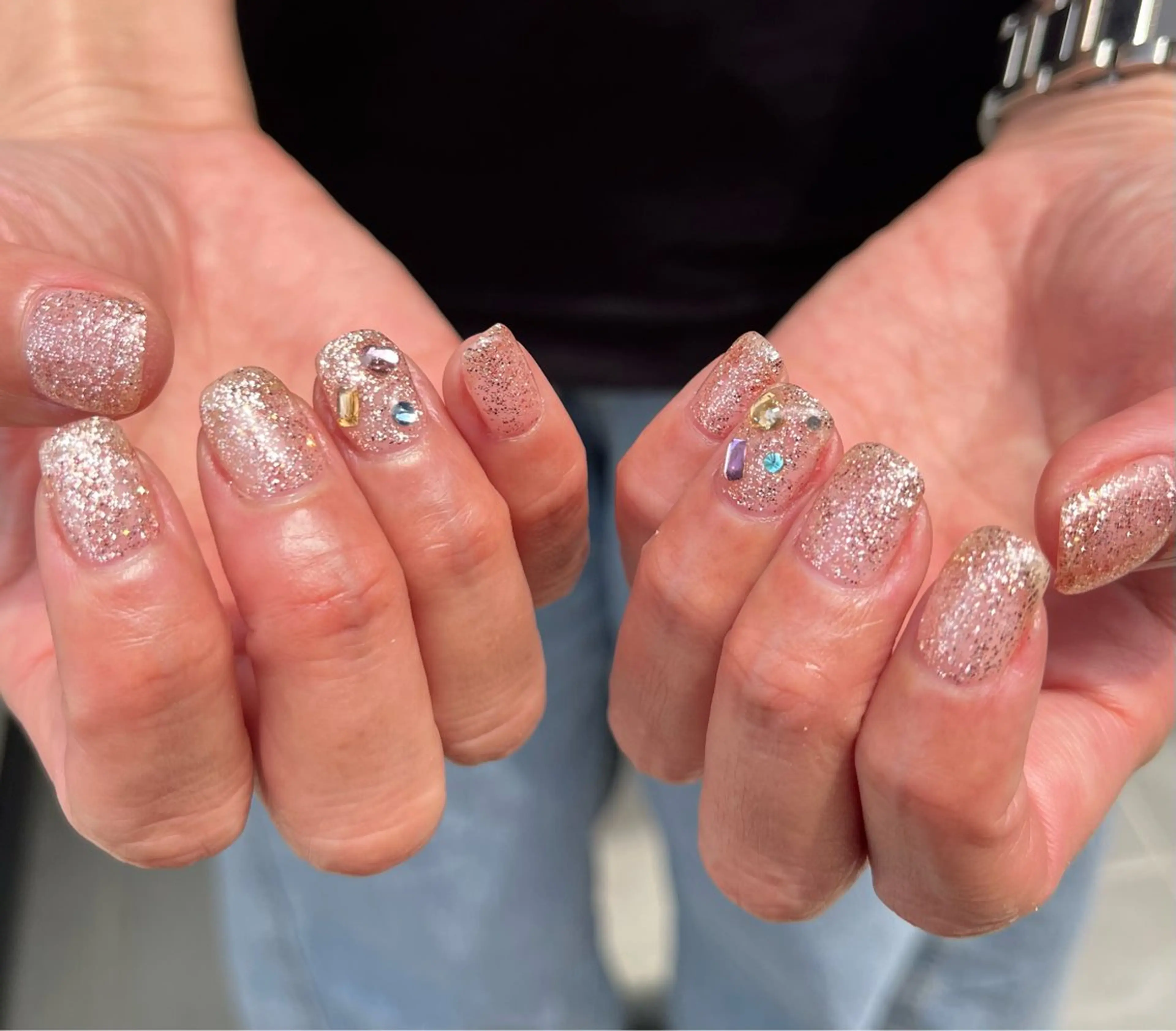 ネイル キラキラネイル ハンドネイル HazeGrass NAILのネイルデザイン