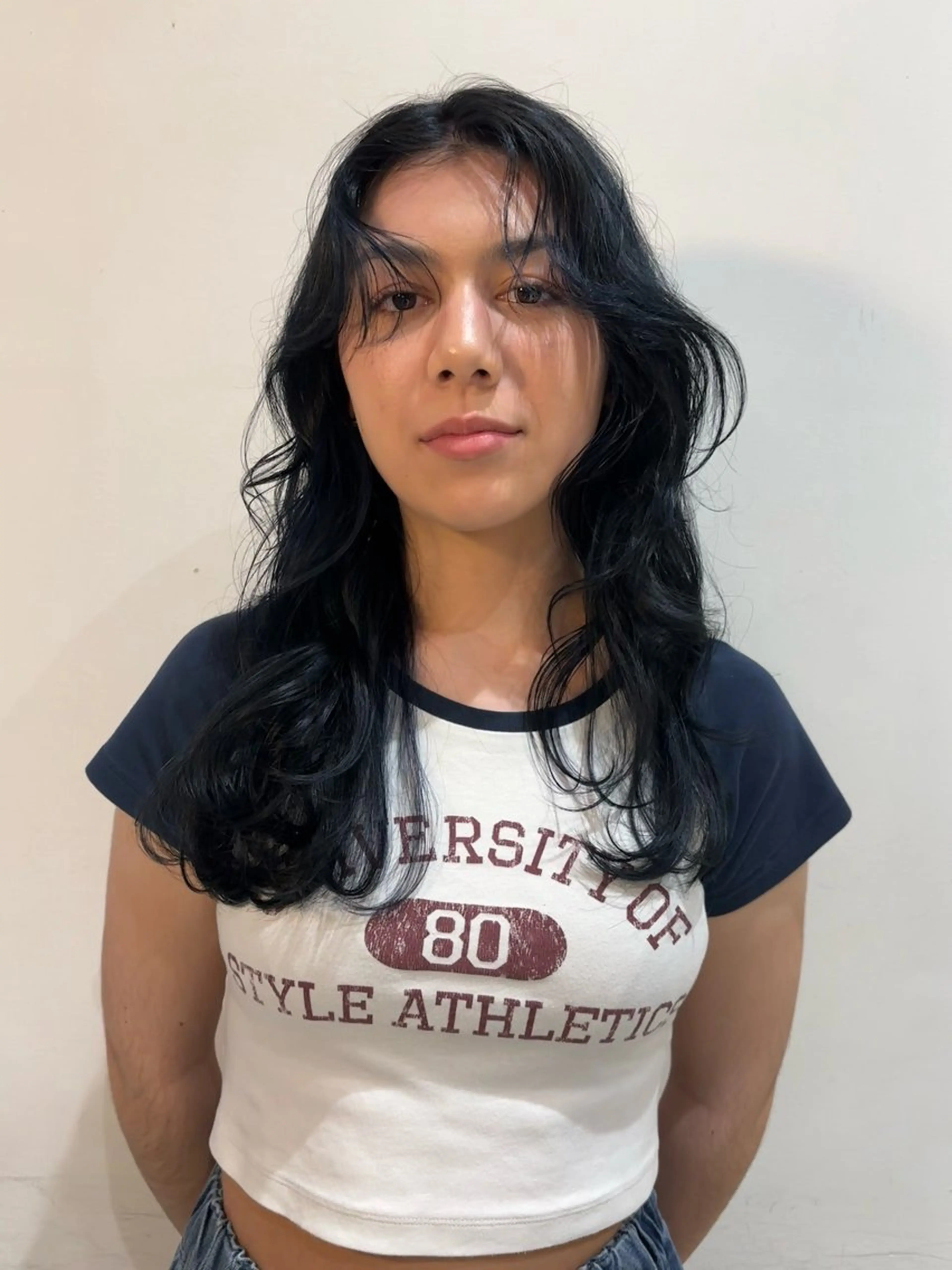 ロング カラー 津田 里菜のヘアスタイル