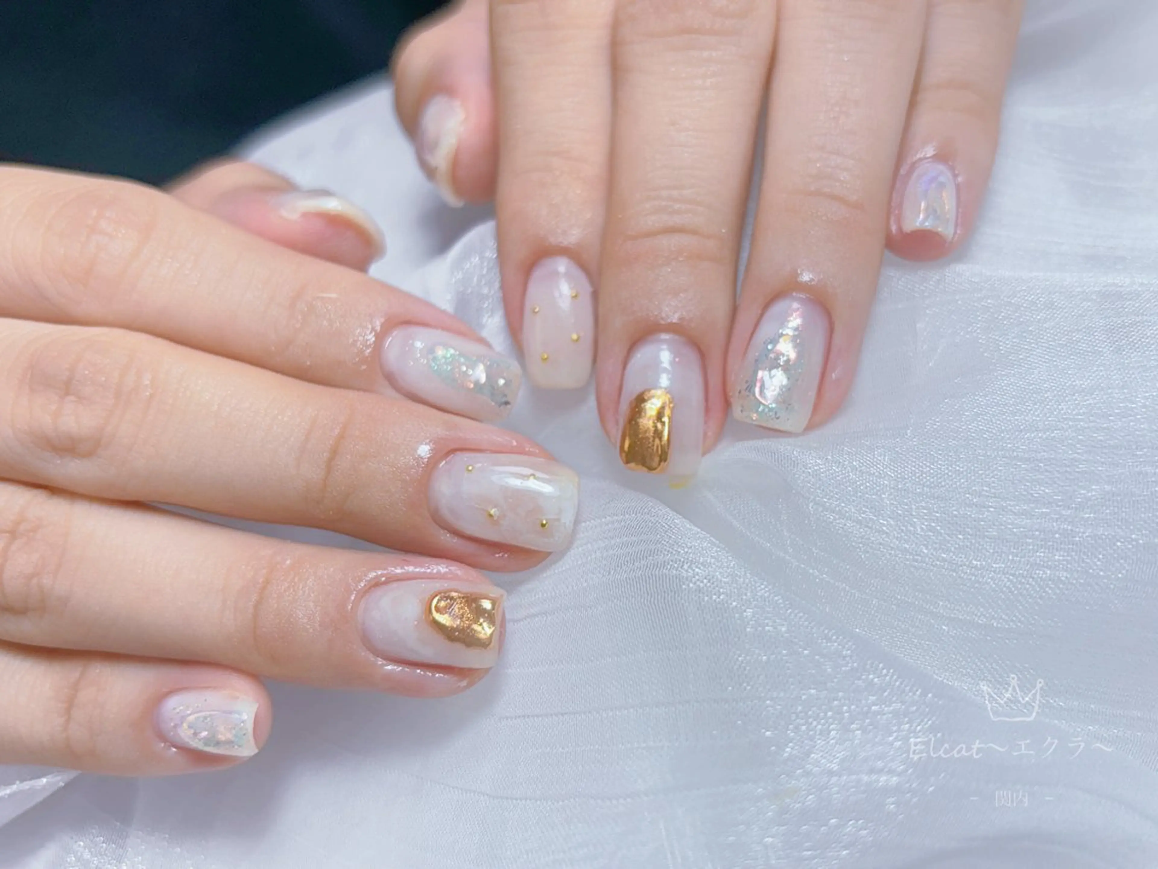 ネイル ハンドネイル ネイルサロンエクラ 🫧Shizukaのネイルデザイン