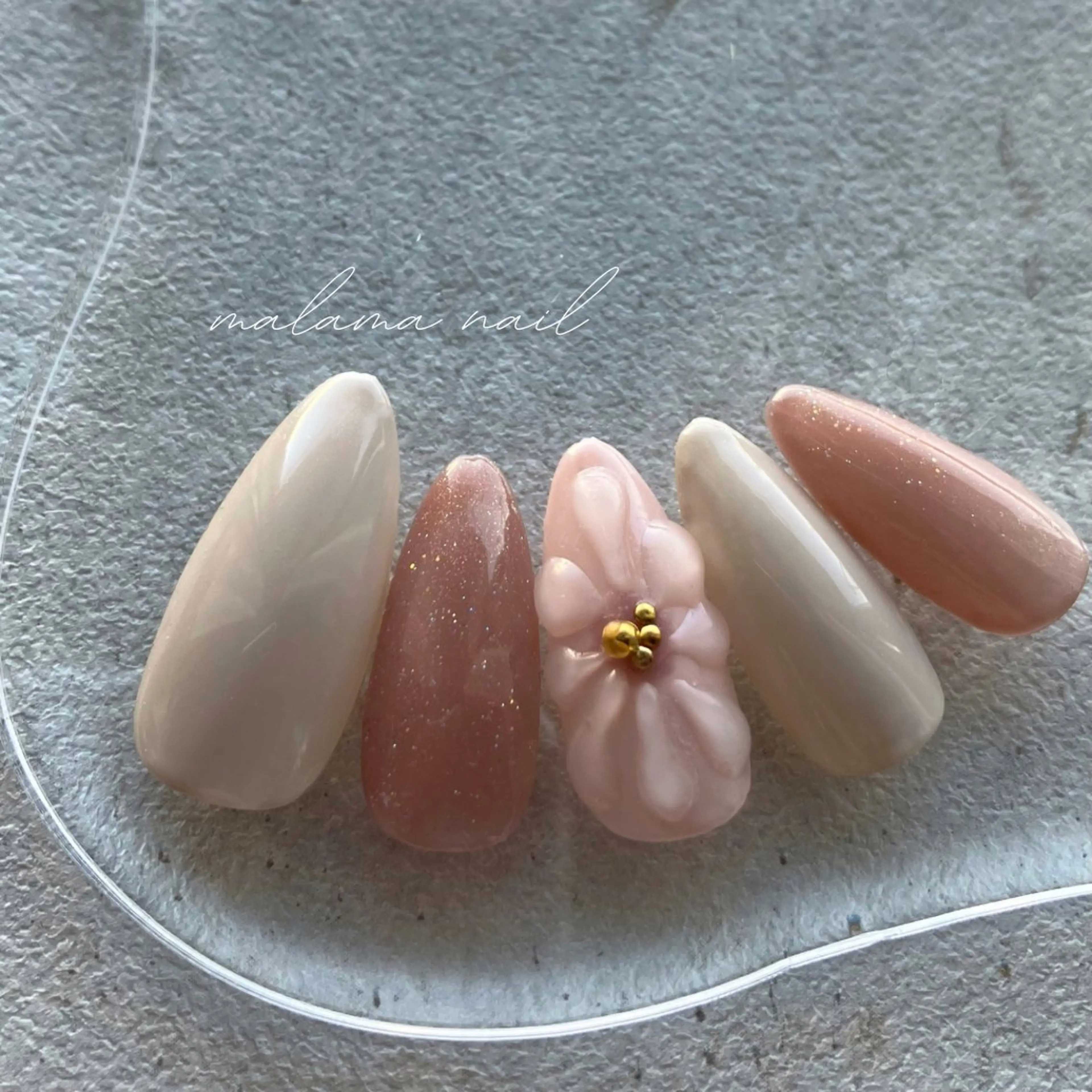 ネイル 春ネイル MALAMA NAILのネイルデザイン