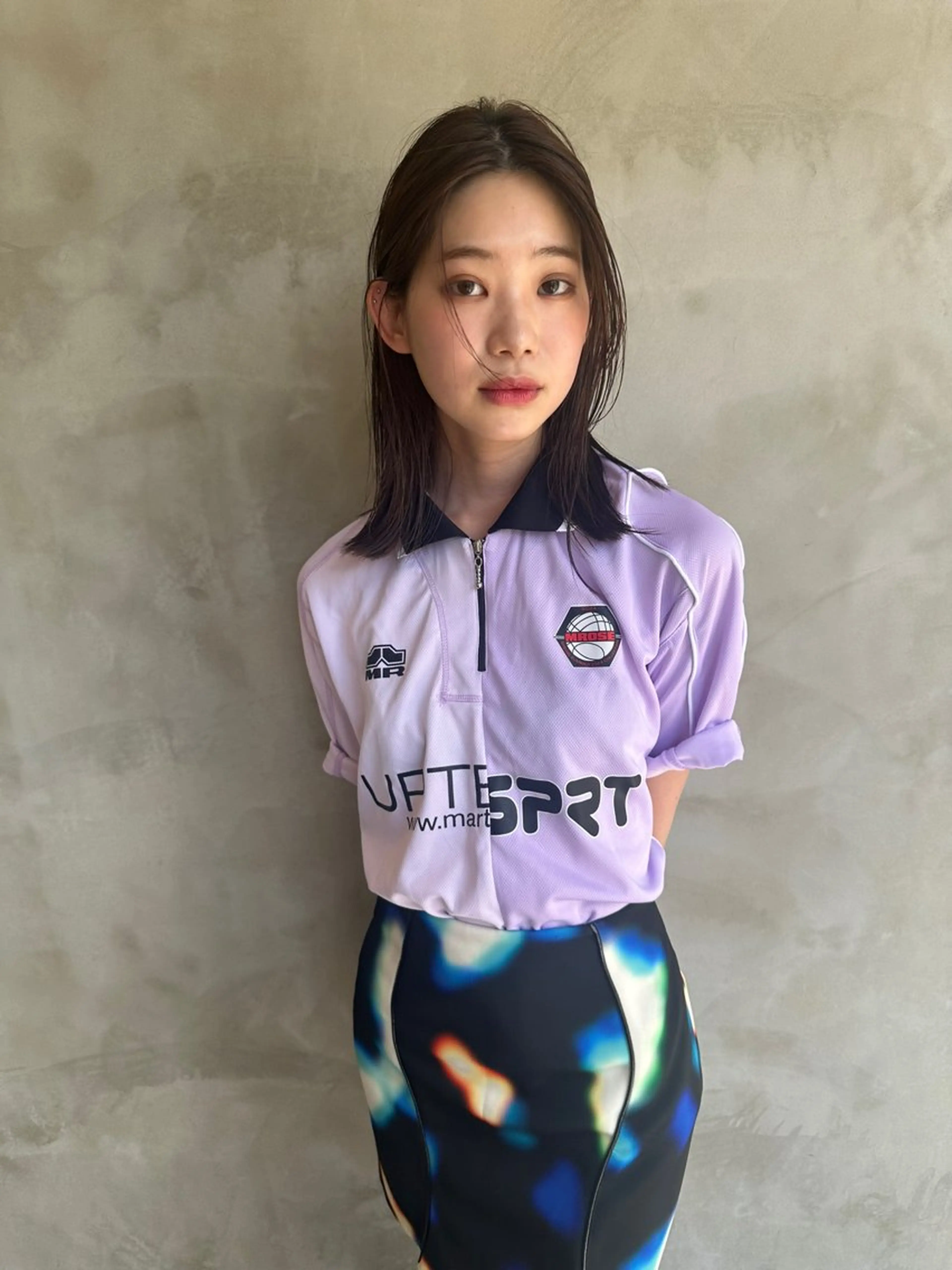 ミディアム カラー 山田 裕介のヘアスタイル