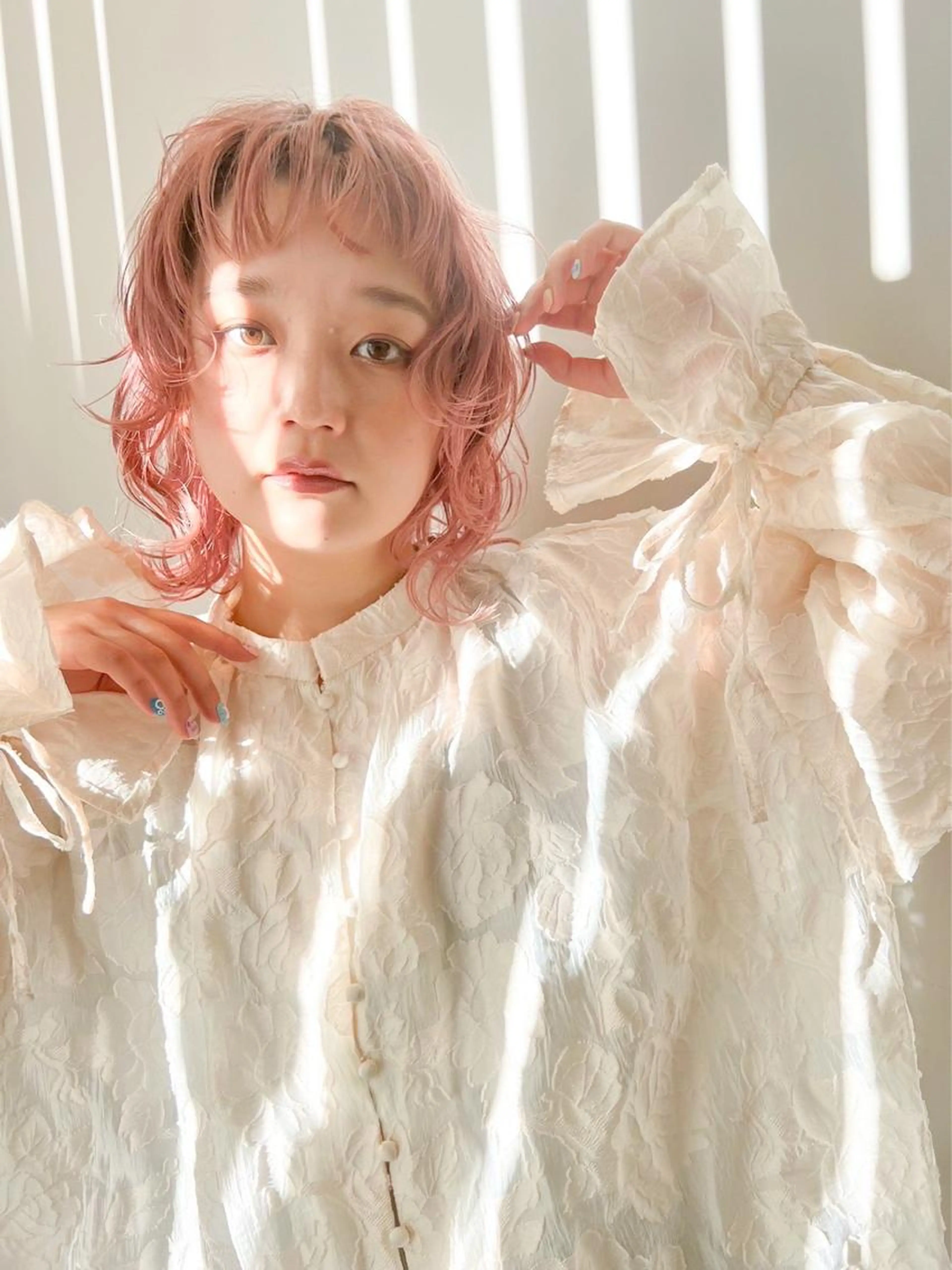 【クリスマスに🎄】前髪,顔周りカット＋巻き髪🩶の写真