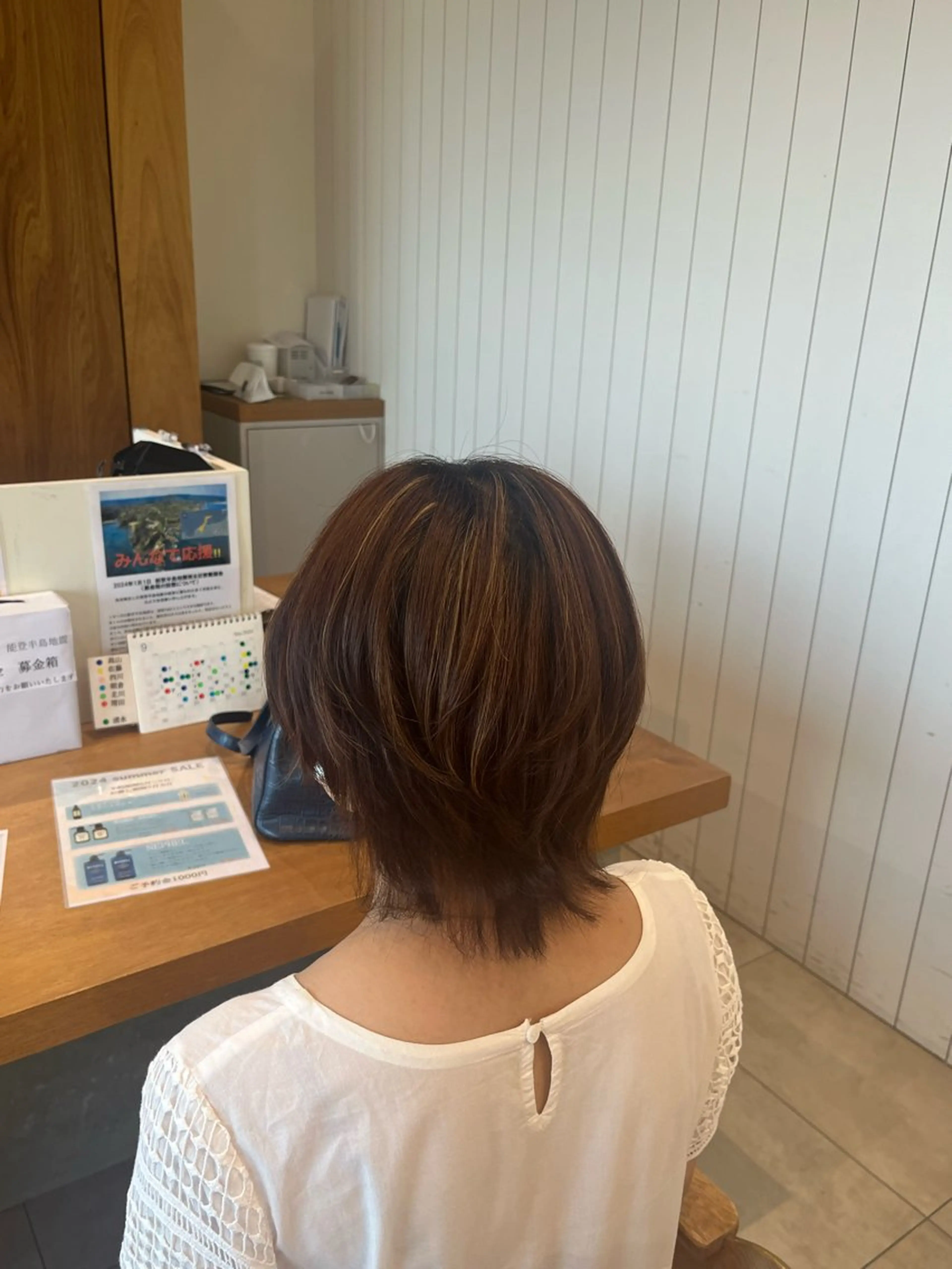 ショート ウルフカット 坂口 友莉香のヘアスタイル