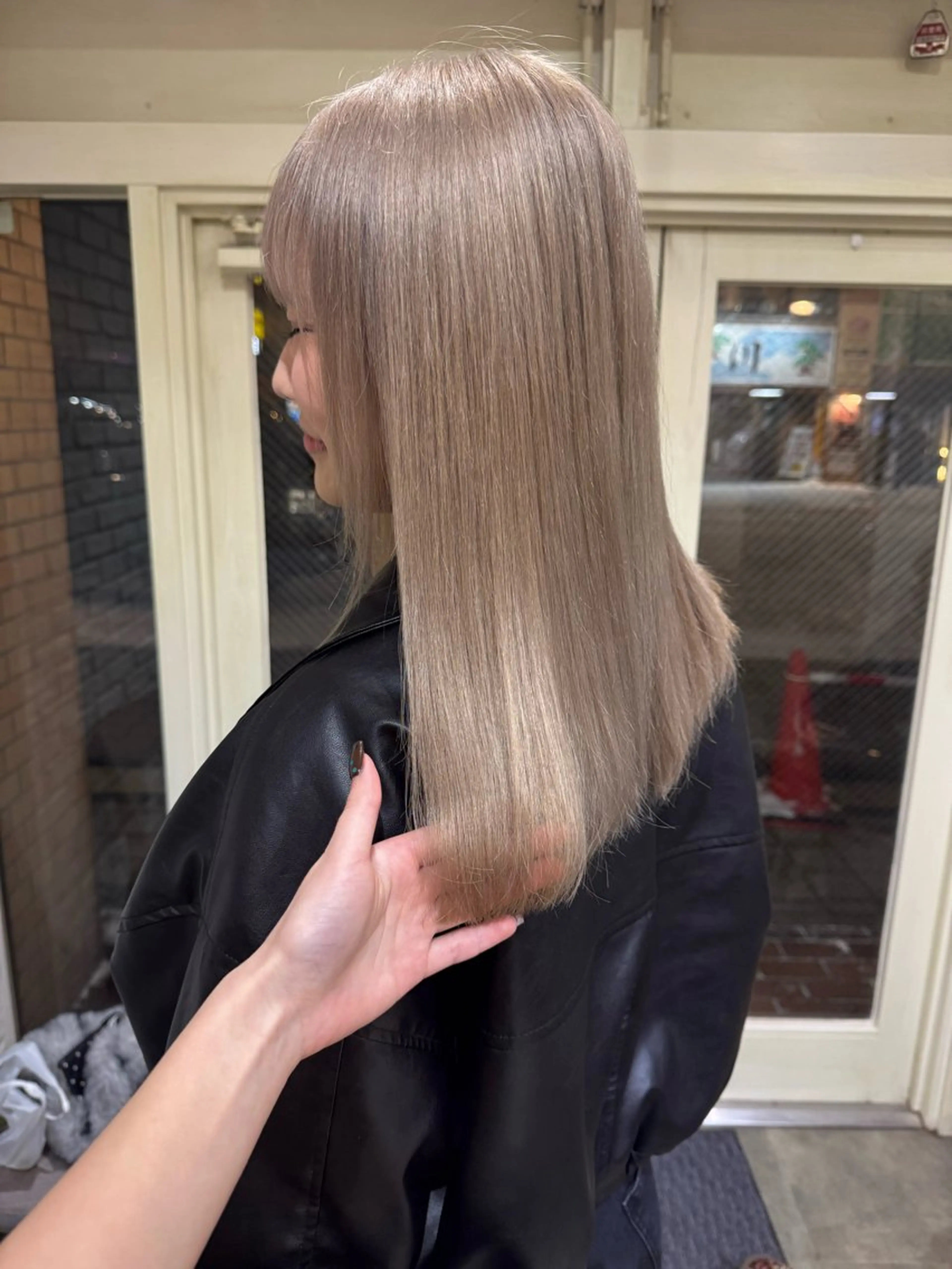 セミロング カラー カット ヘアカラー 阿部  ことみ /メンズカットモデルのヘアスタイル