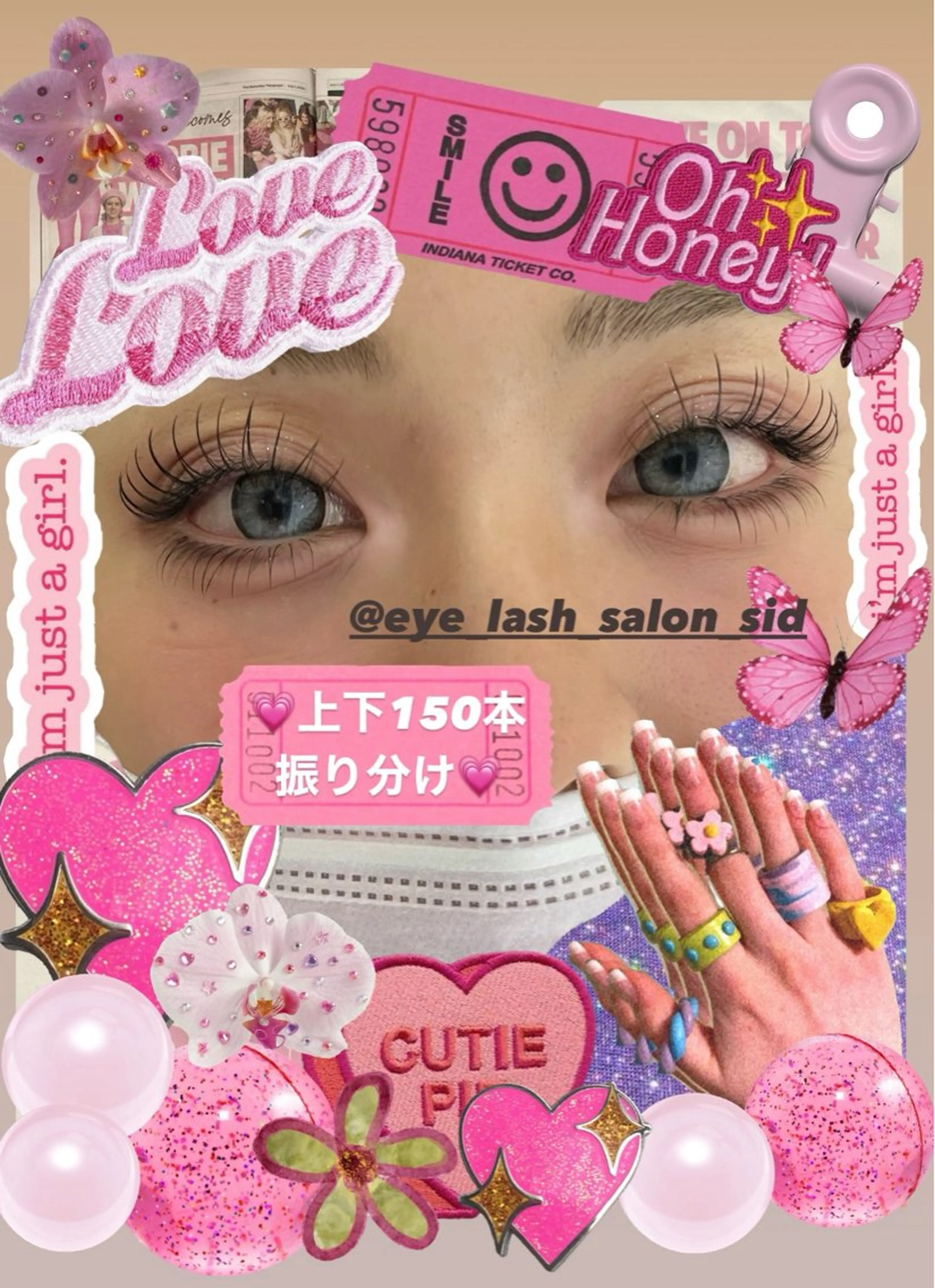 マツエク・マツパ マツエク eye lash salon SIDのマツエク・マツパデザイン
