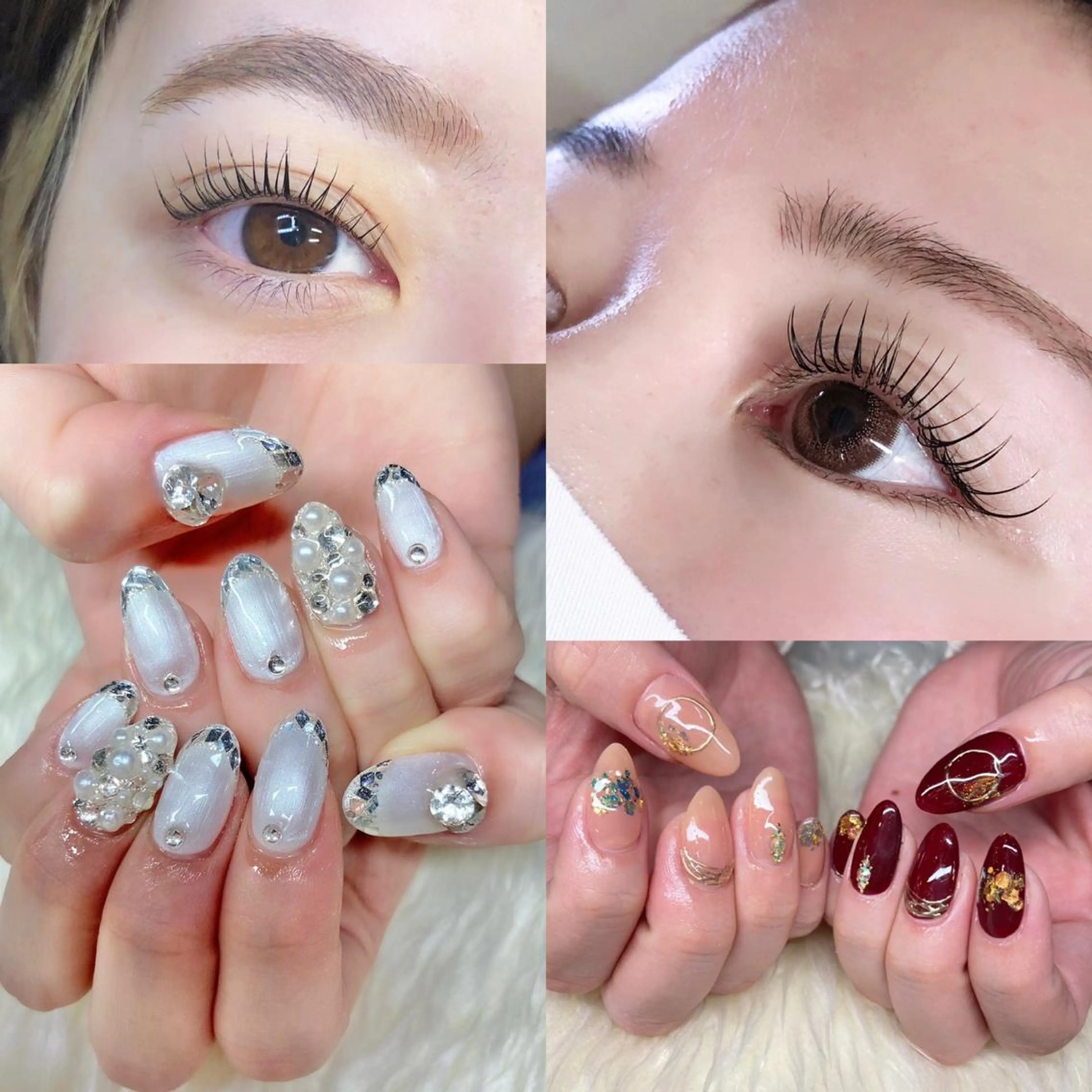 ネイル ジェルネイル パラジェル バレンタイン 冬ネイル Nail&eye Belire 新宿のネイルデザイン
