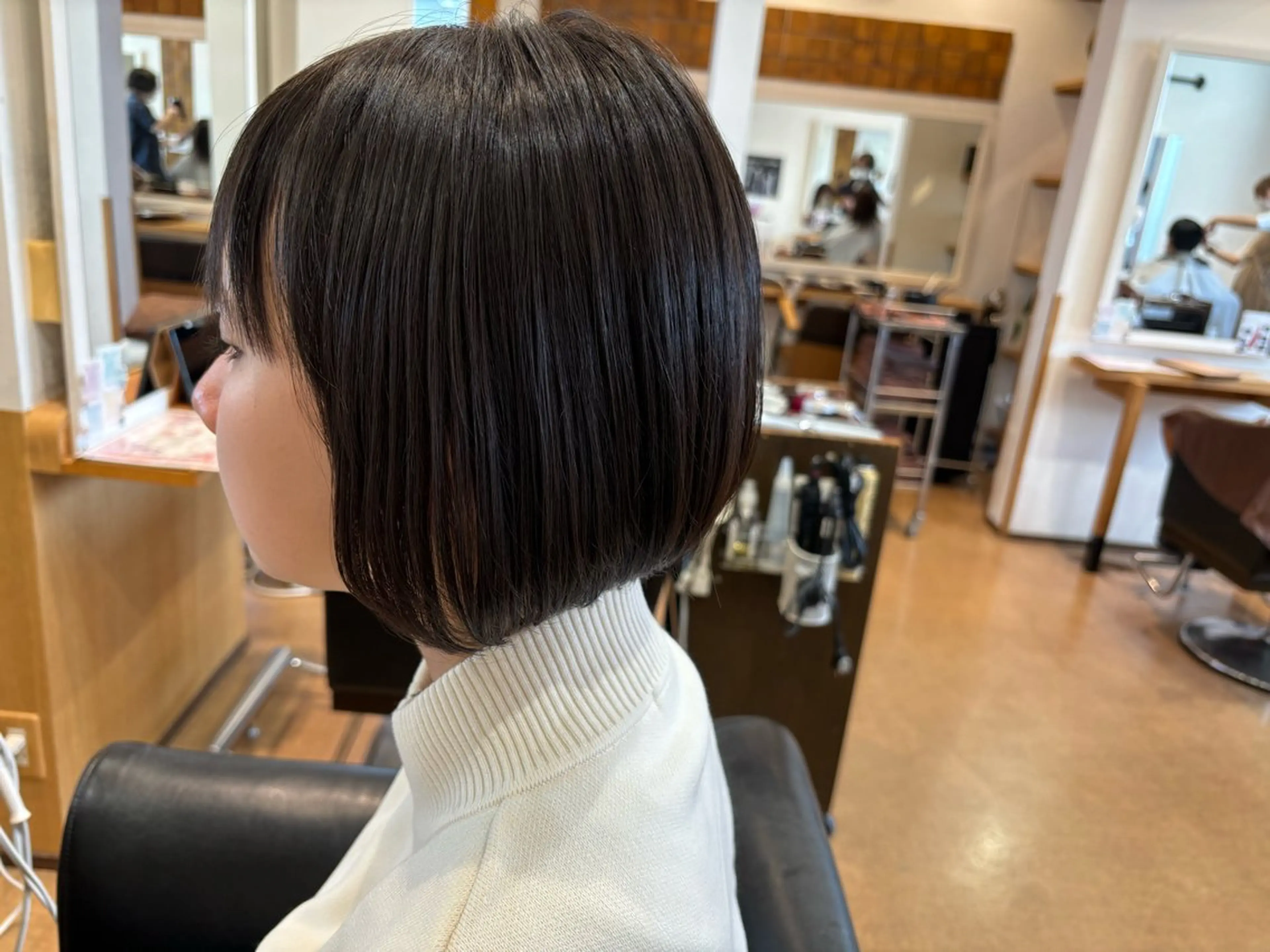 ショート ショートボブ ボブ ショートヘア 縮毛矯正 カット 秋山知穂🌸縮毛矯正 ショートお任せ🌸のヘアスタイル