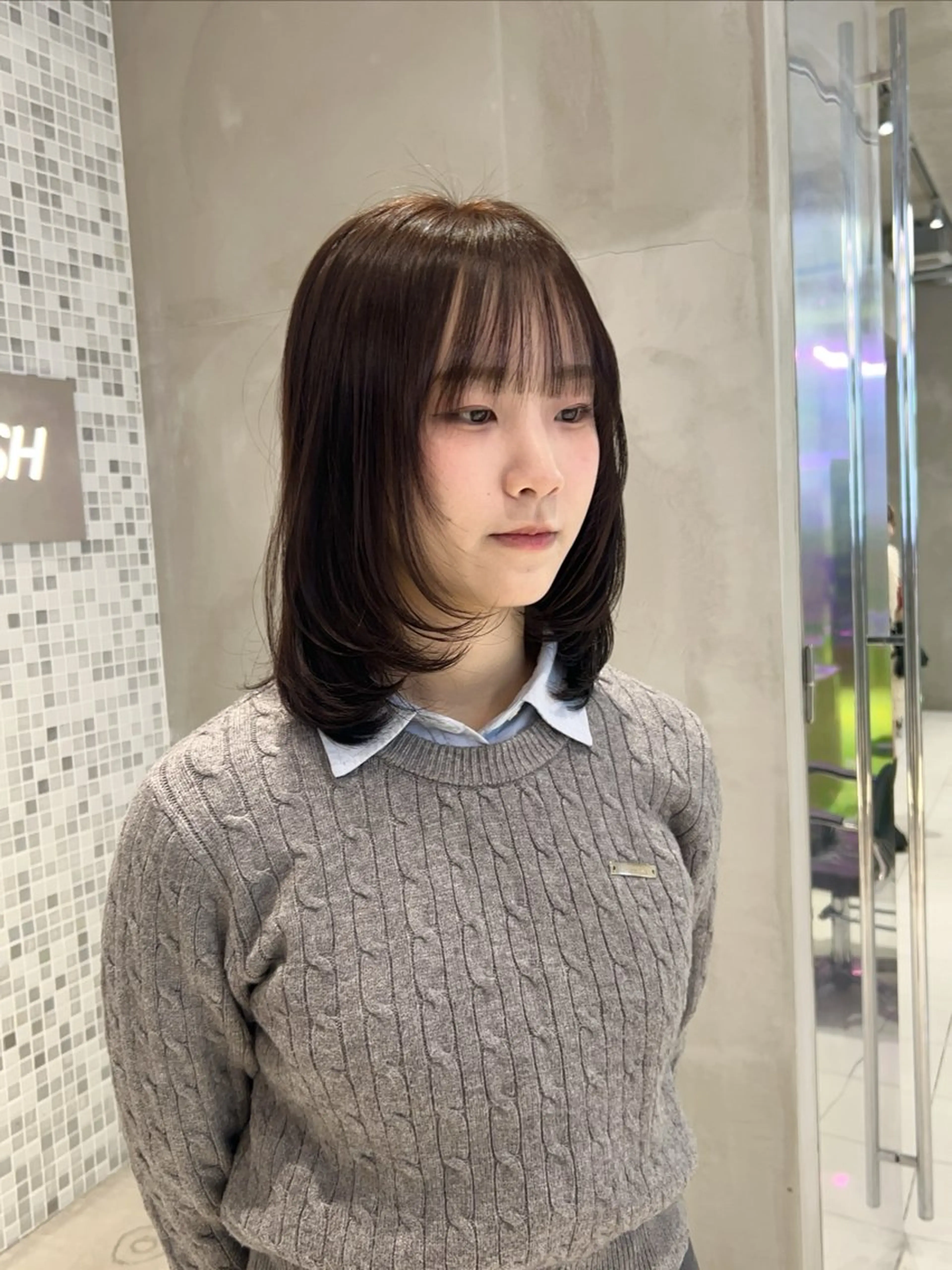 透明感モテ髪🩷 ヒナノのヘアスタイル