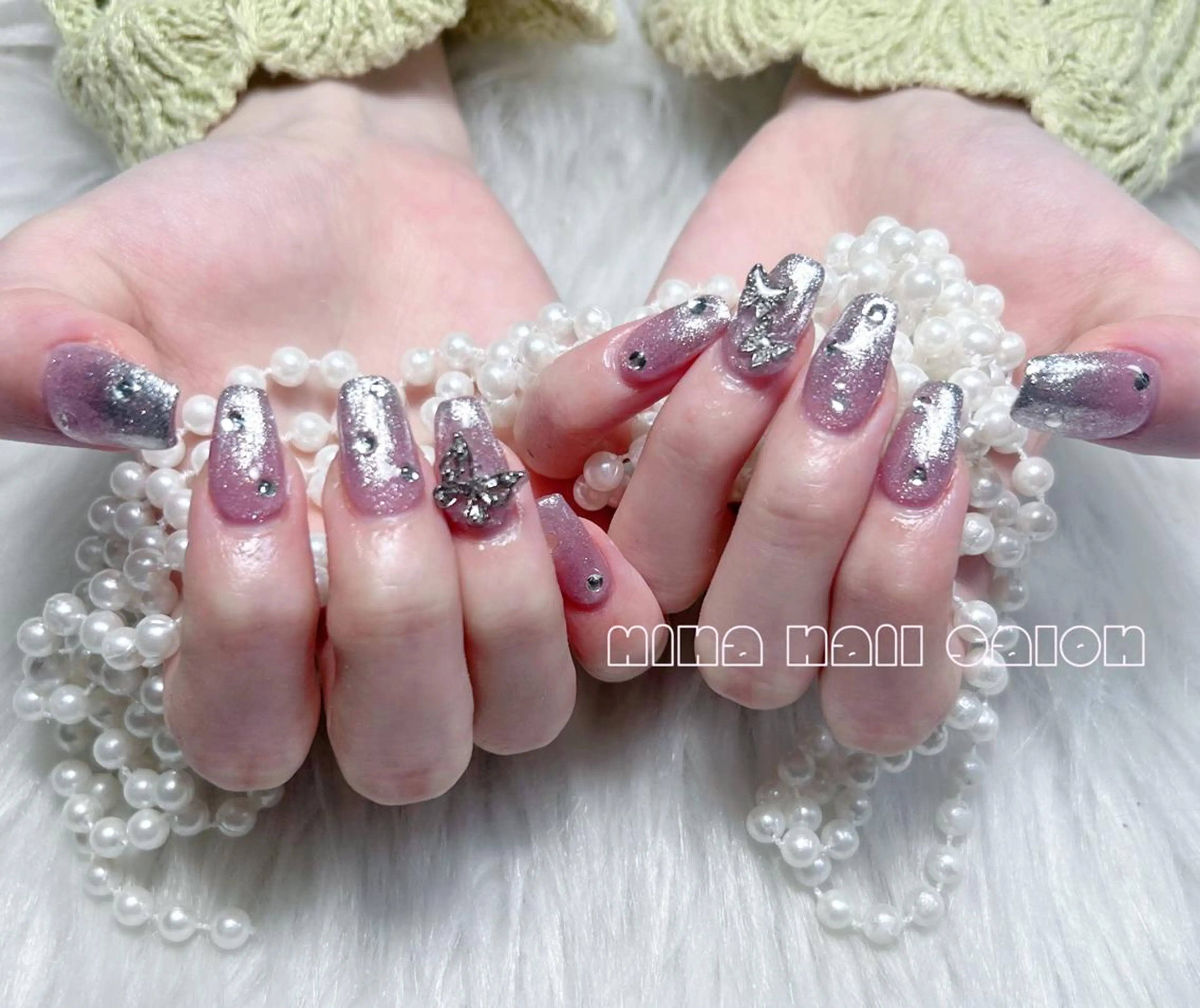ネイル Mina🤍 愛莉🪽のネイルデザイン