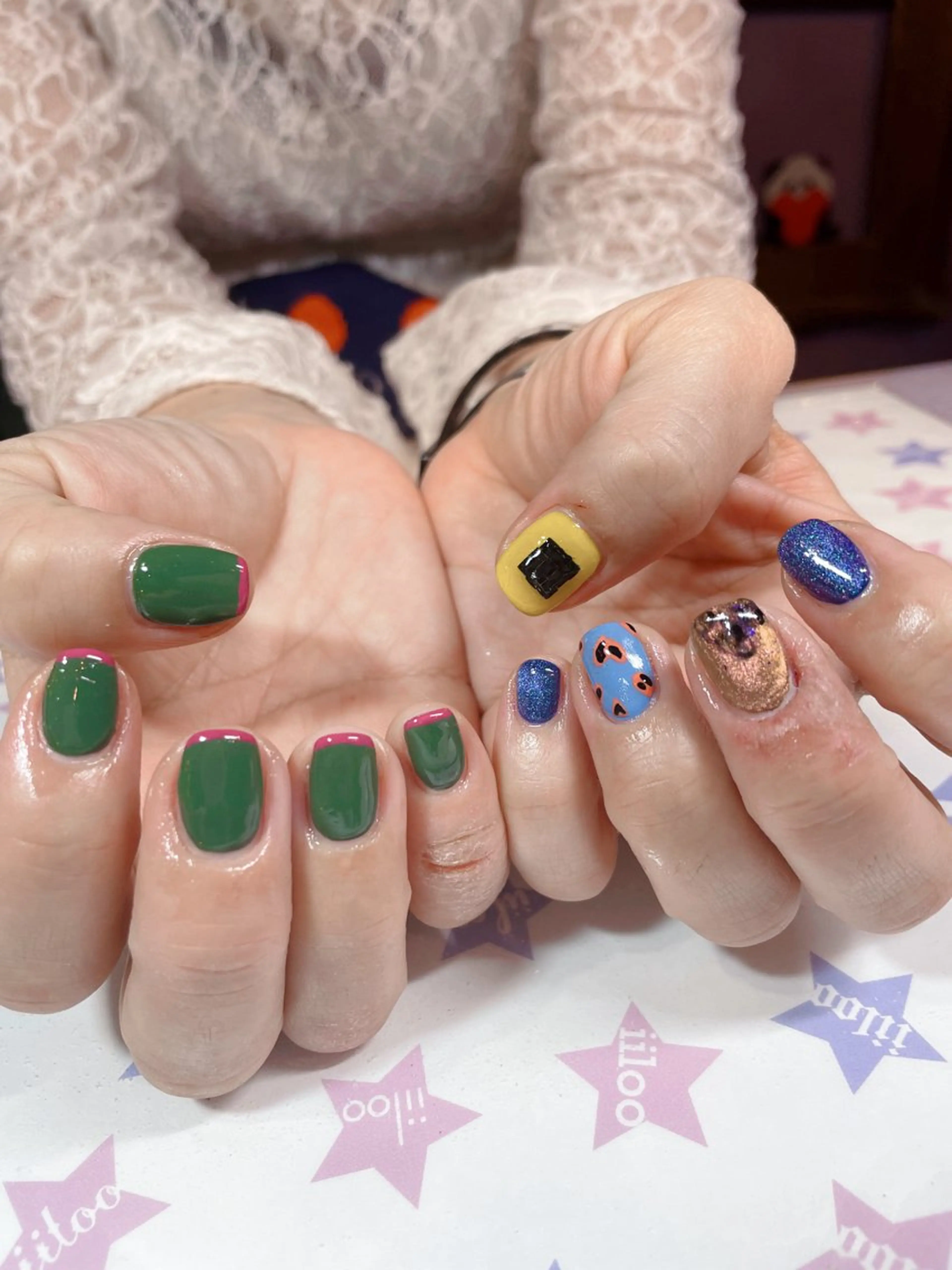 ネイル iiloo aromaworksのネイルデザイン