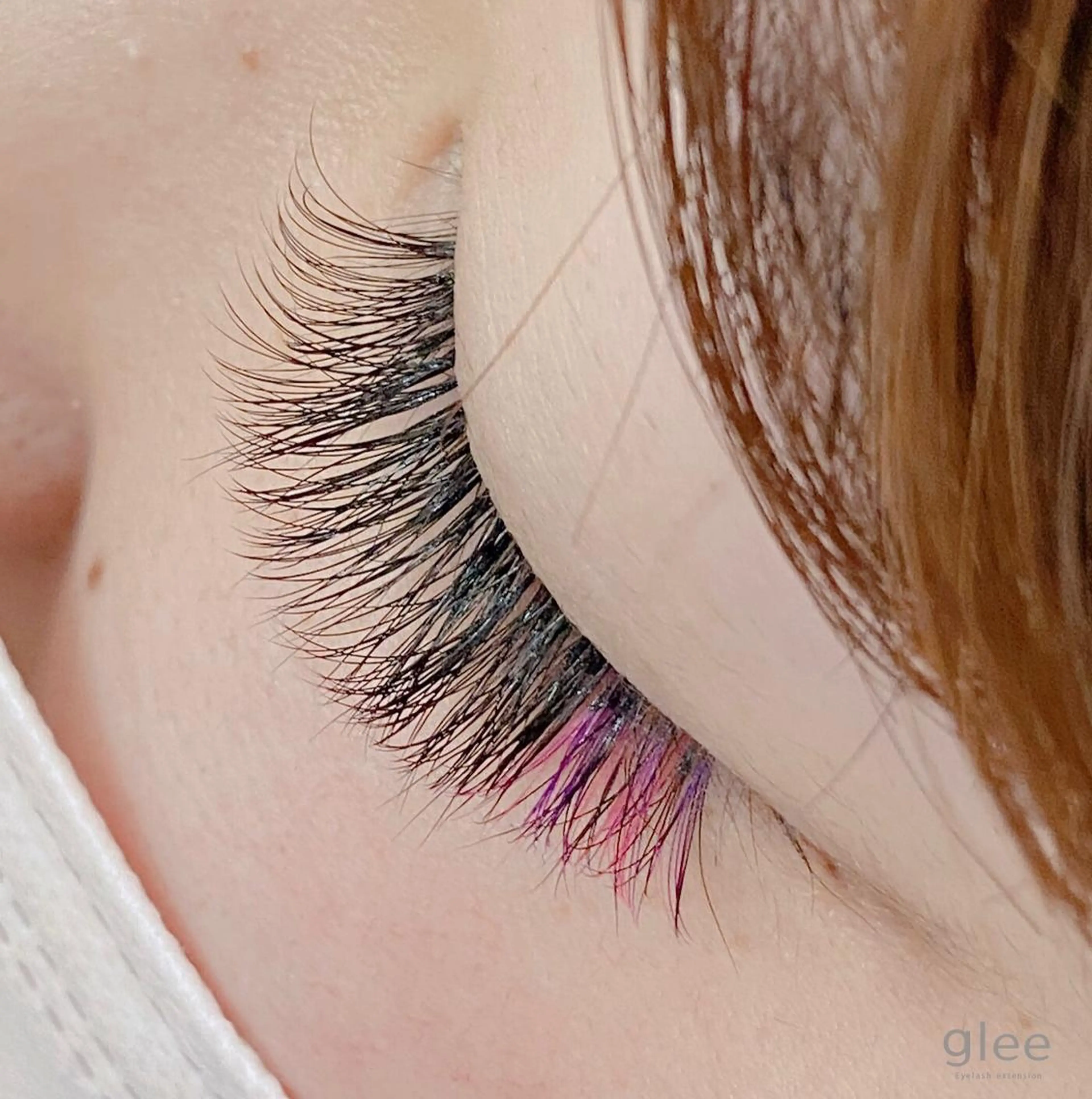 マツエク・マツパ カラーマツエク Dカール ボリュームラッシュ Kanami カナミのマツエク・マツパデザイン