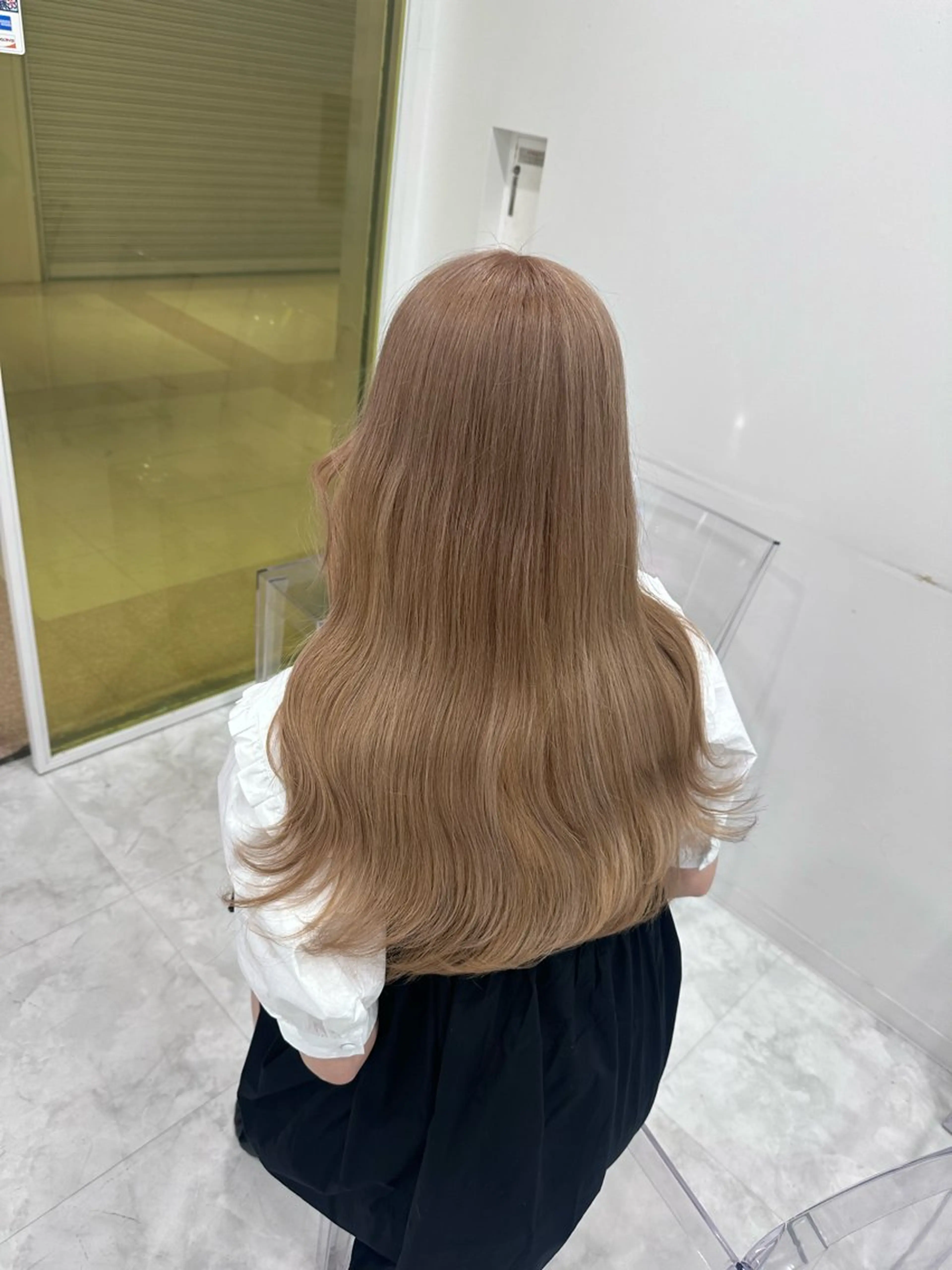 ロング カラー ブリーチ ケアブリーチ ハイトーンカラー ♡ダブルカラー特化♡ miyuのヘアスタイル