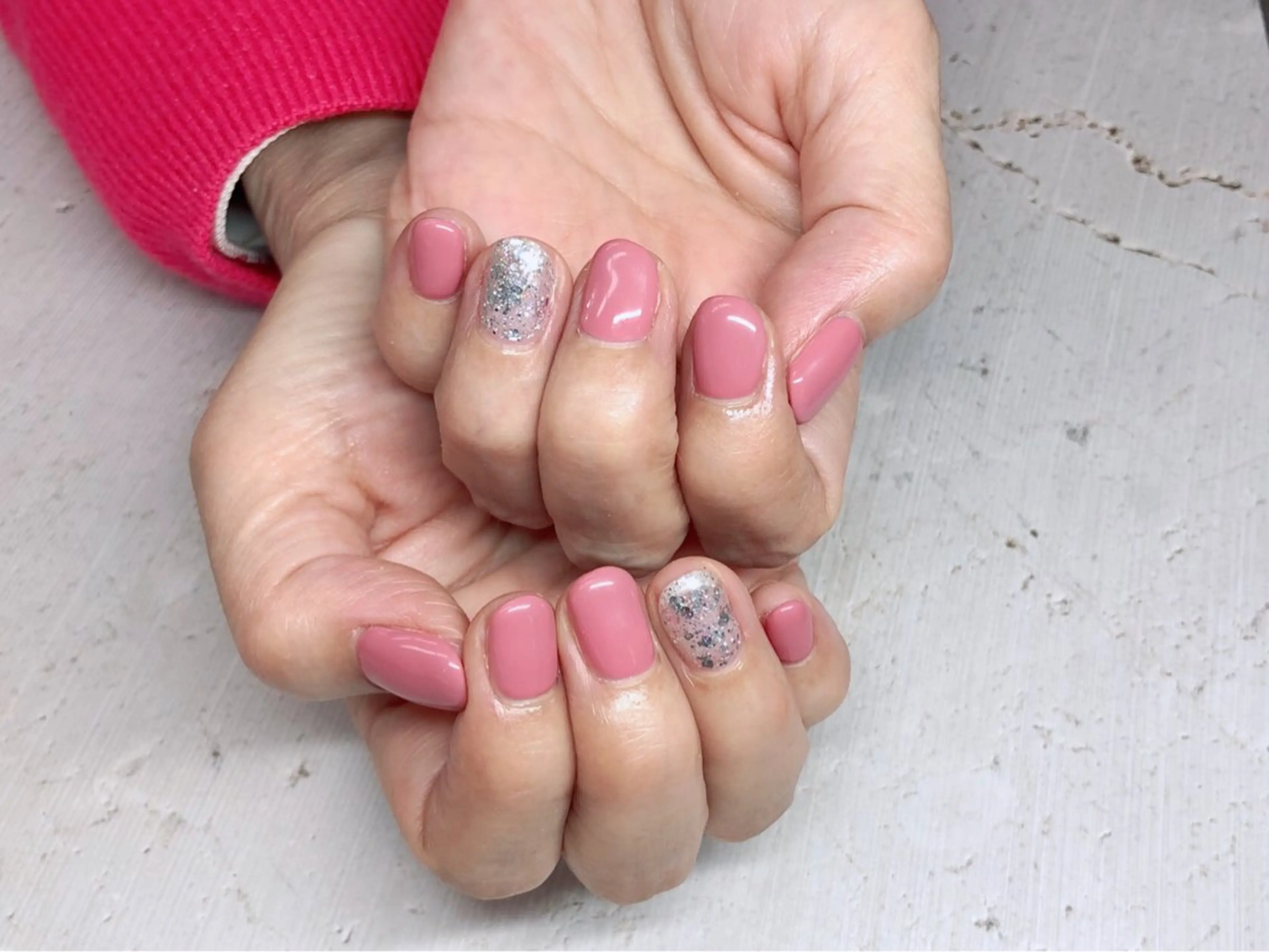 ネイル ワンカラーネイル Nail Salon LHASAのネイルデザイン