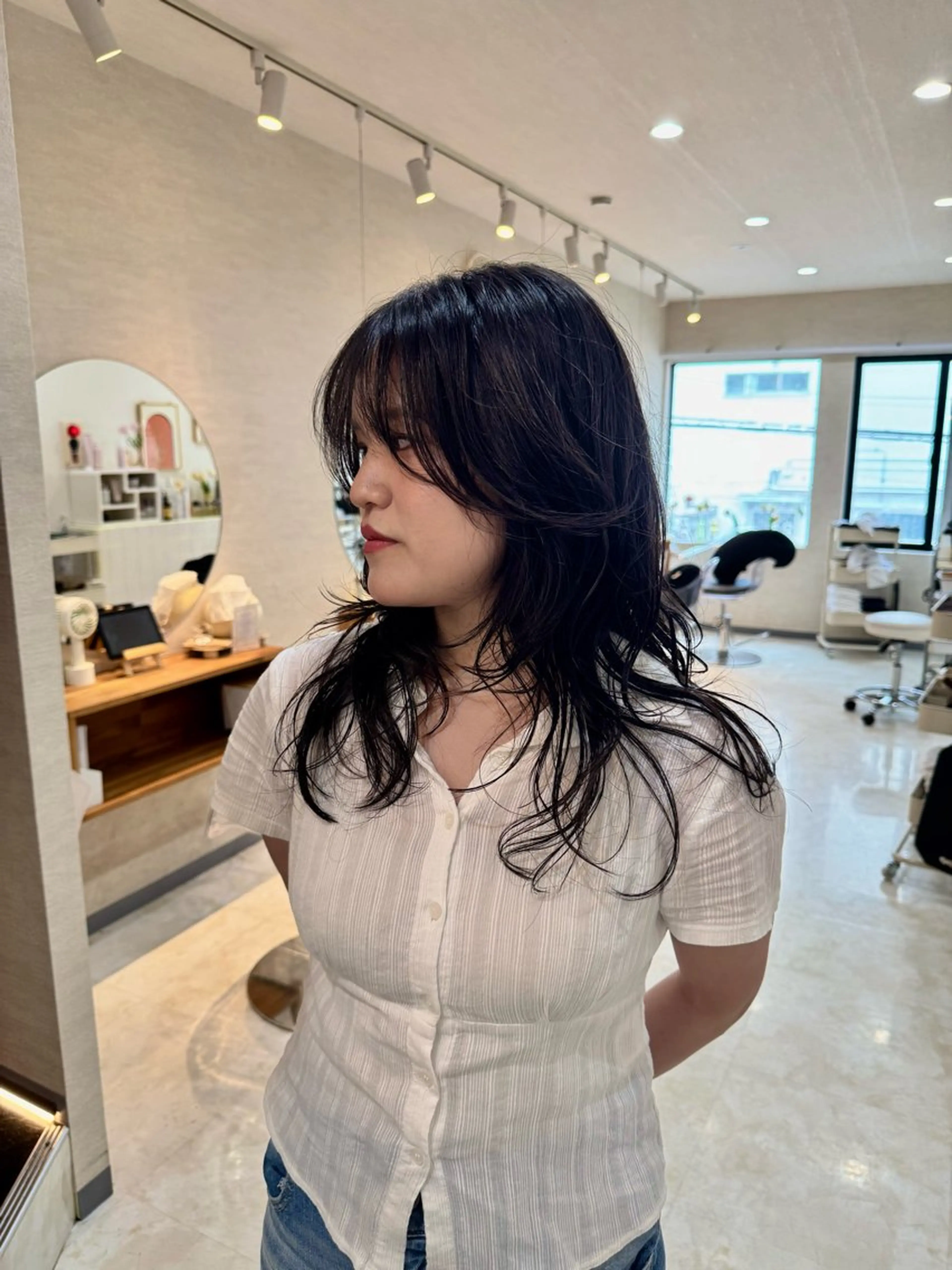 ロング パーマ コイデ リュウセイのヘアスタイル