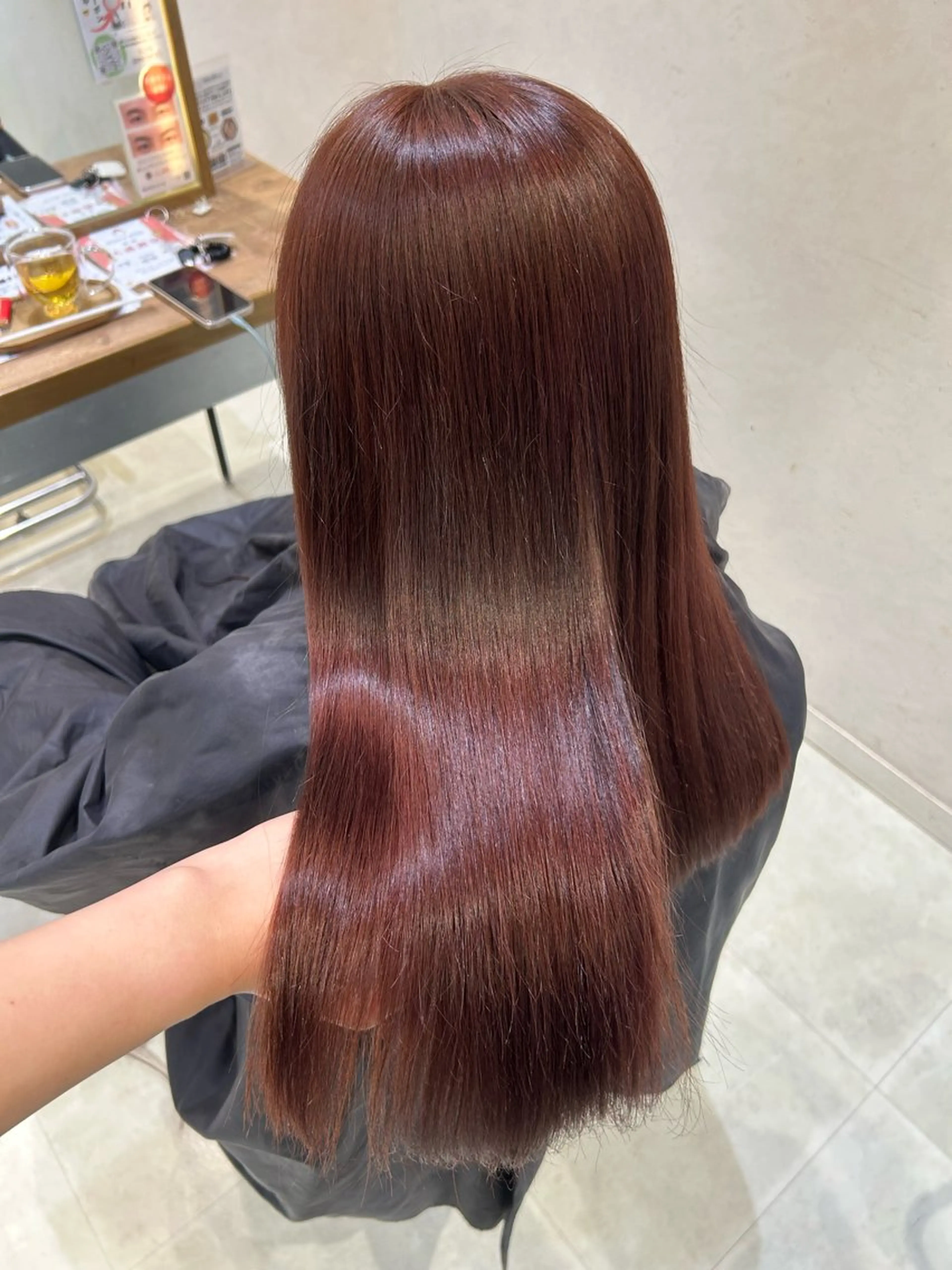 🌸👩🏻‍🎓ミニモ学割👩🏻‍🎓🌸   【カット➕ブリーチなしダブルカラー➕トリートメントサービス】の写真