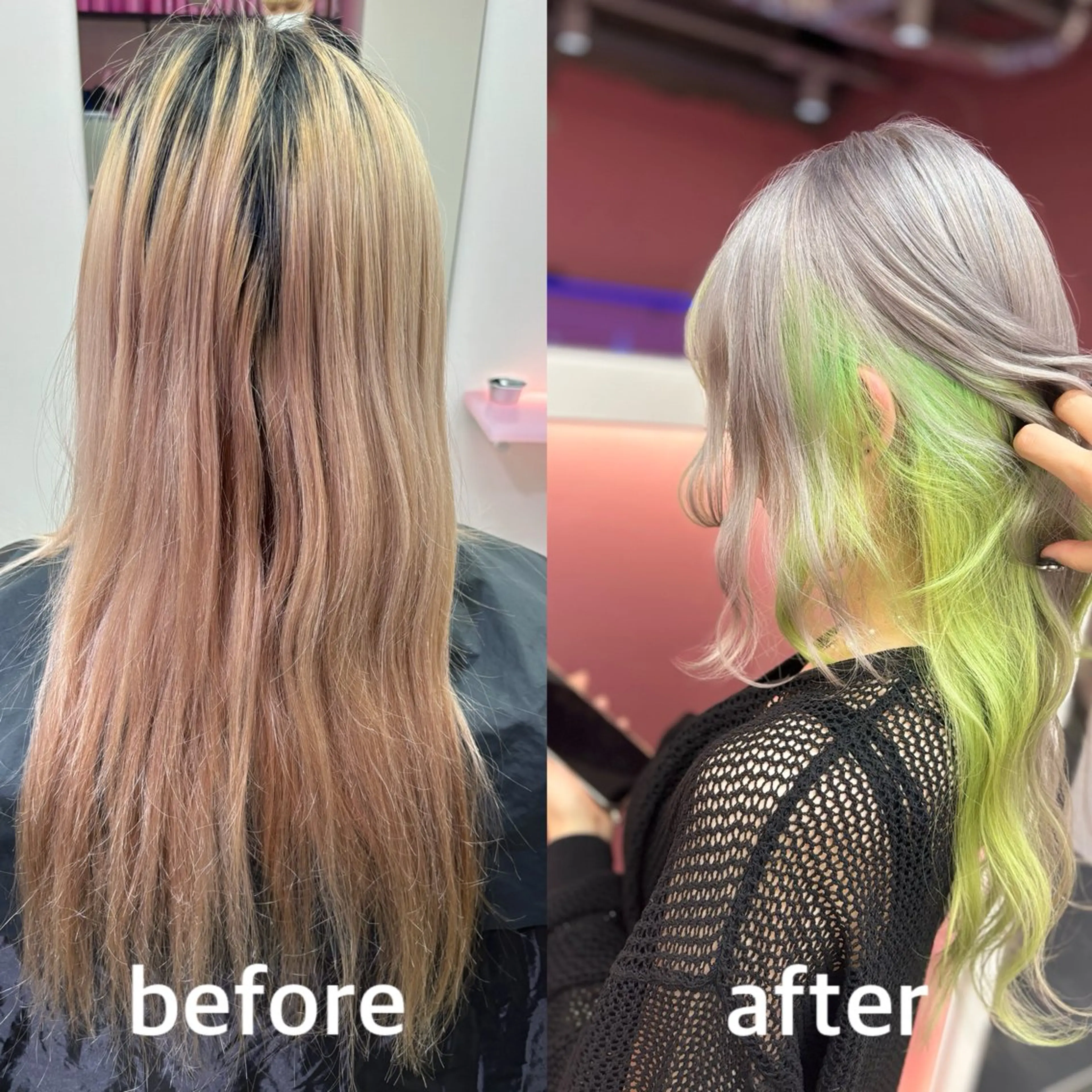 ロング 田中麻鈴/ハイトーン /ミルクティーのヘアスタイル