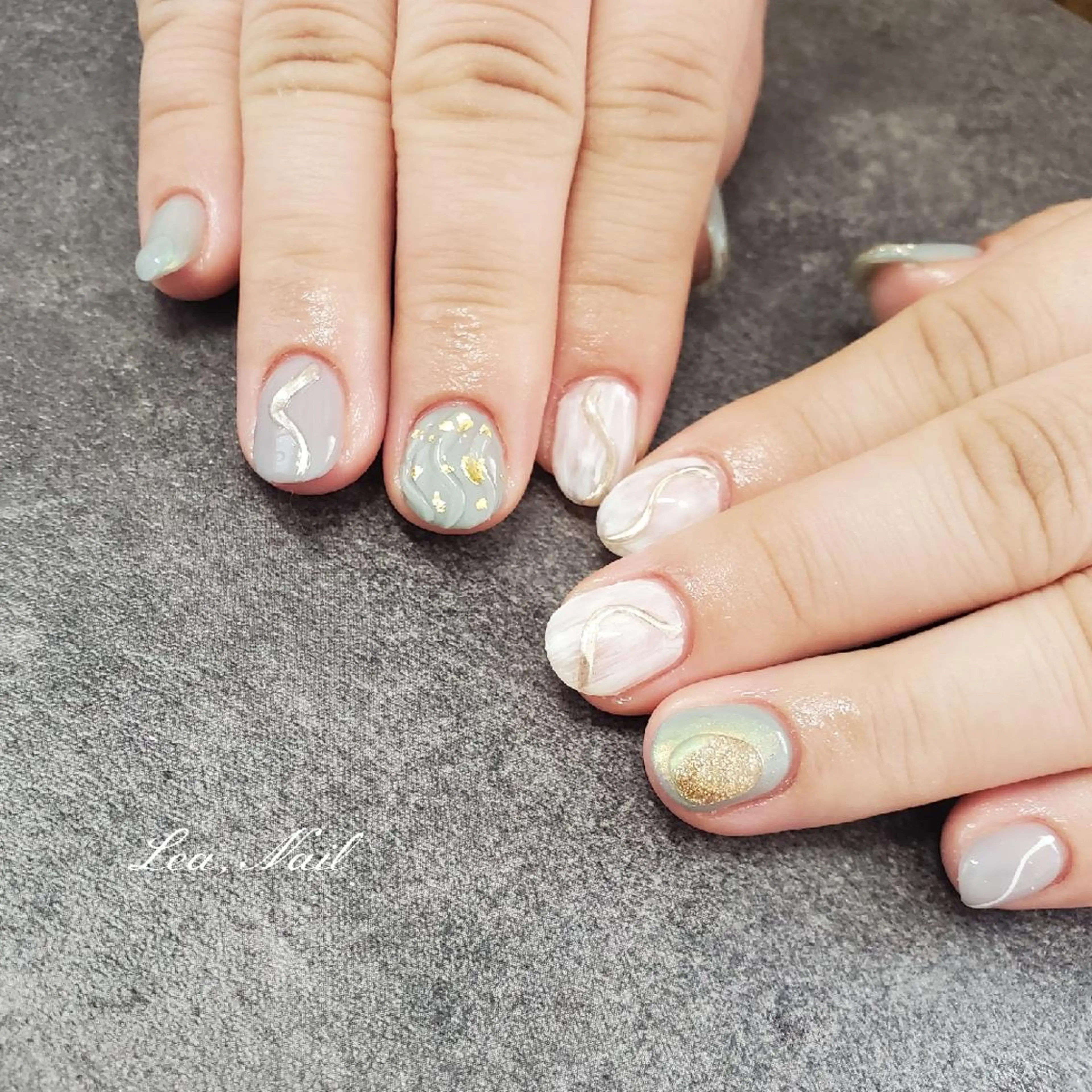 ネイル 持ち込み Lea,Nail所属・松橋 愛のネイルデザイン