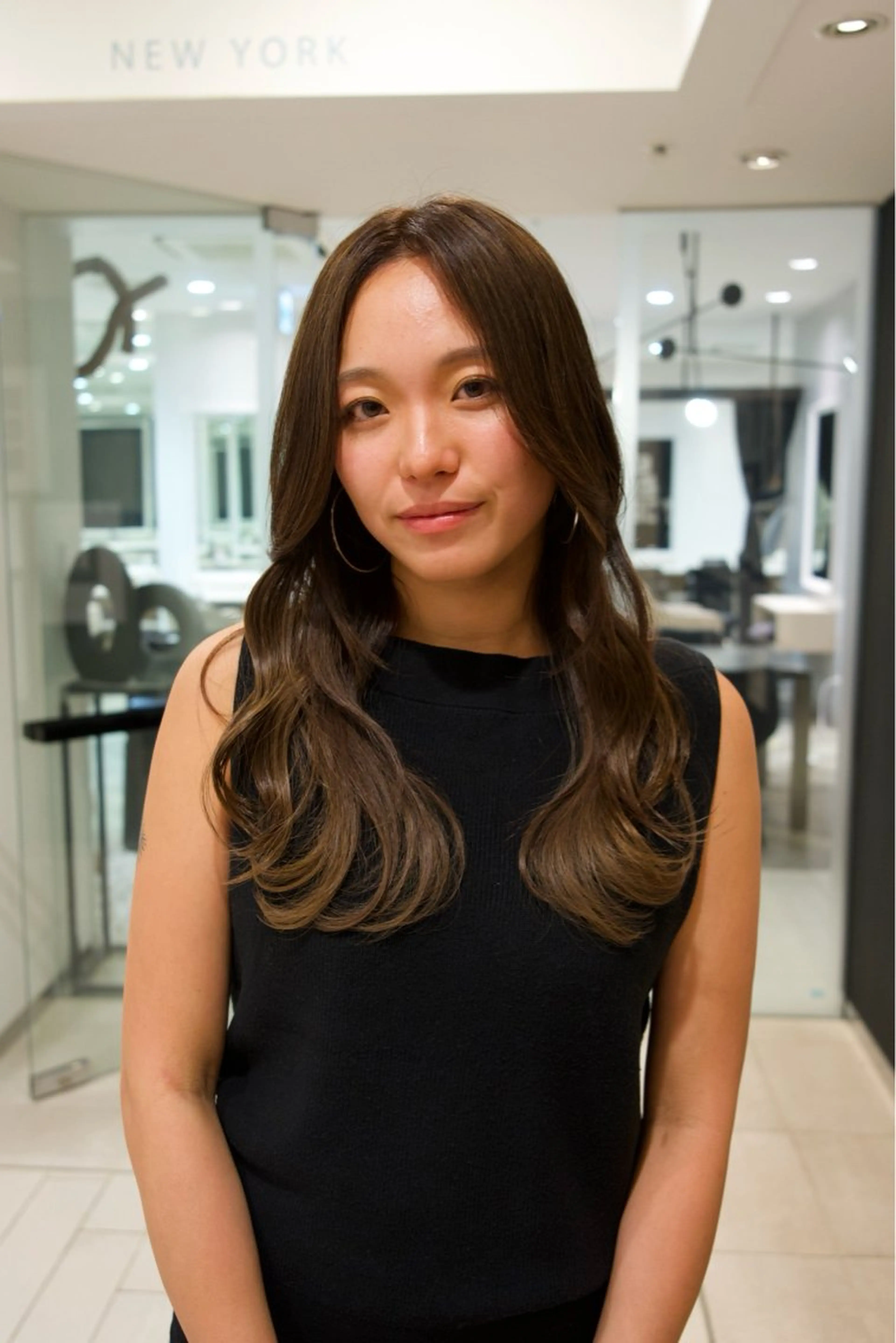 カラー ヘアカラー WARREN  TRICOMI NEWYORK所属・リ パのヘアスタイル