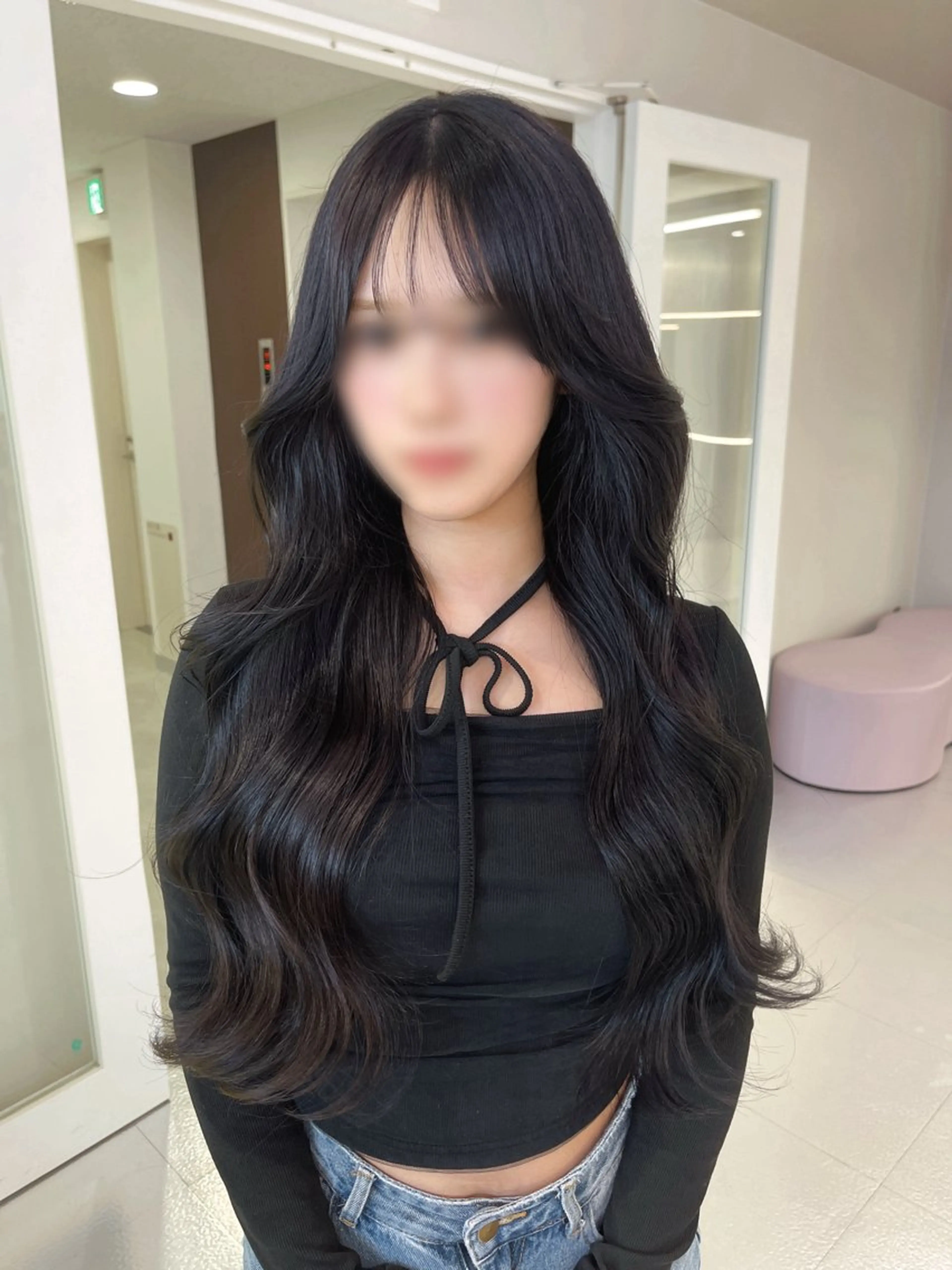 ロング MEI / ブリーチカラー/名駅のヘアスタイル