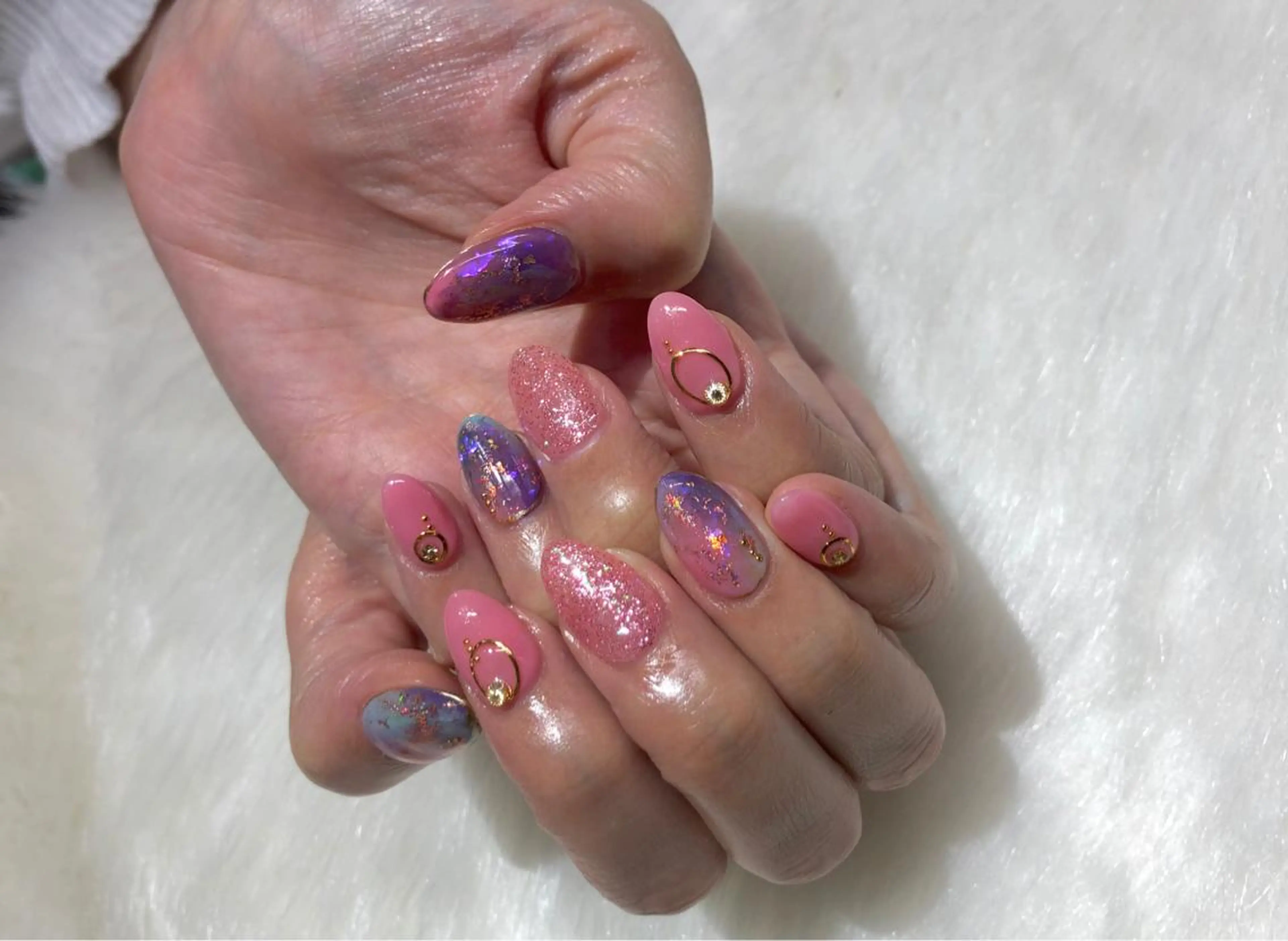 ネイル Amber21.所属・Nagahama Akariのネイルデザイン