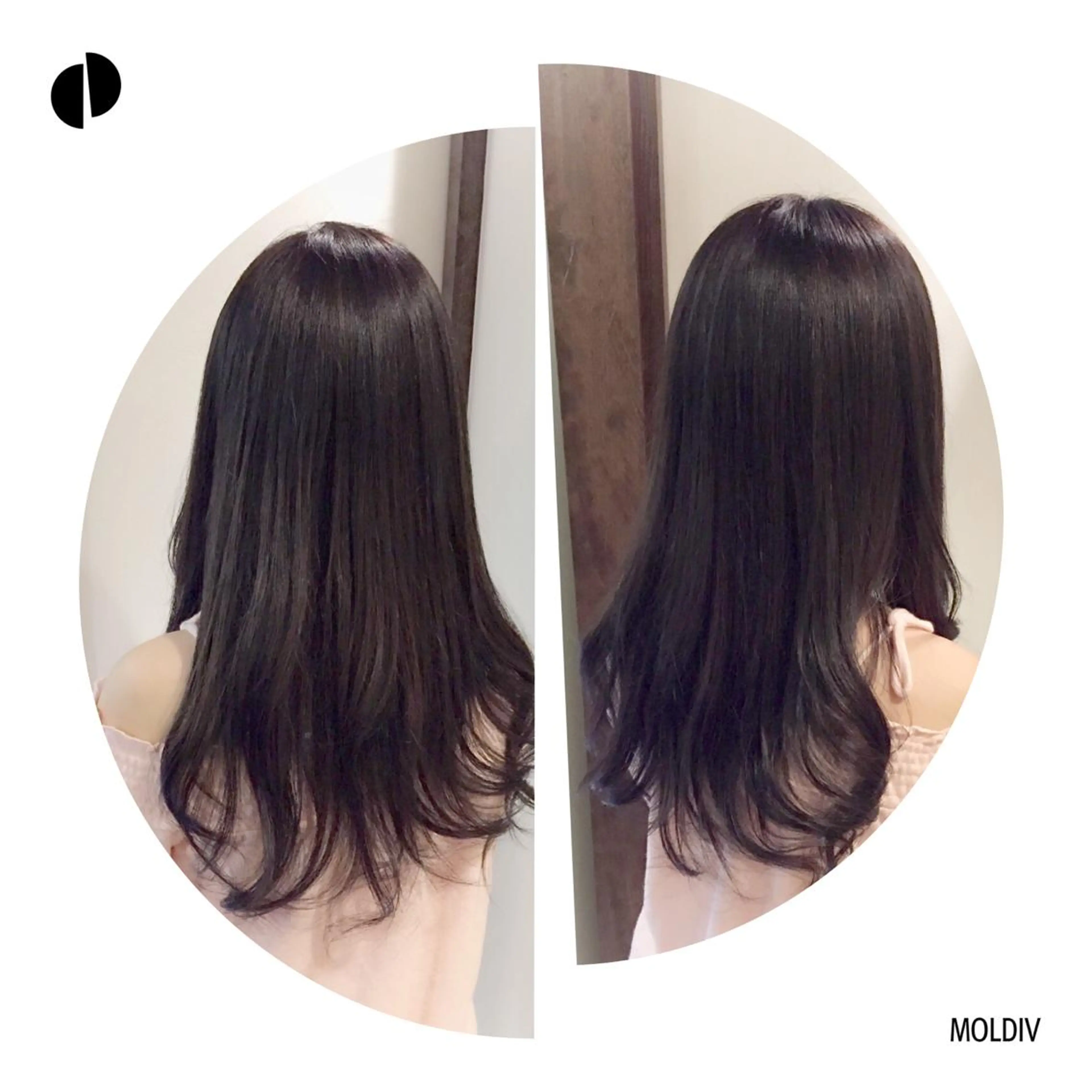 セミロング ロング カラー ブラウンカラー ダークブラウン ✨縮毛矯正✨髪質改善 ナカシマ ユミのヘアスタイル