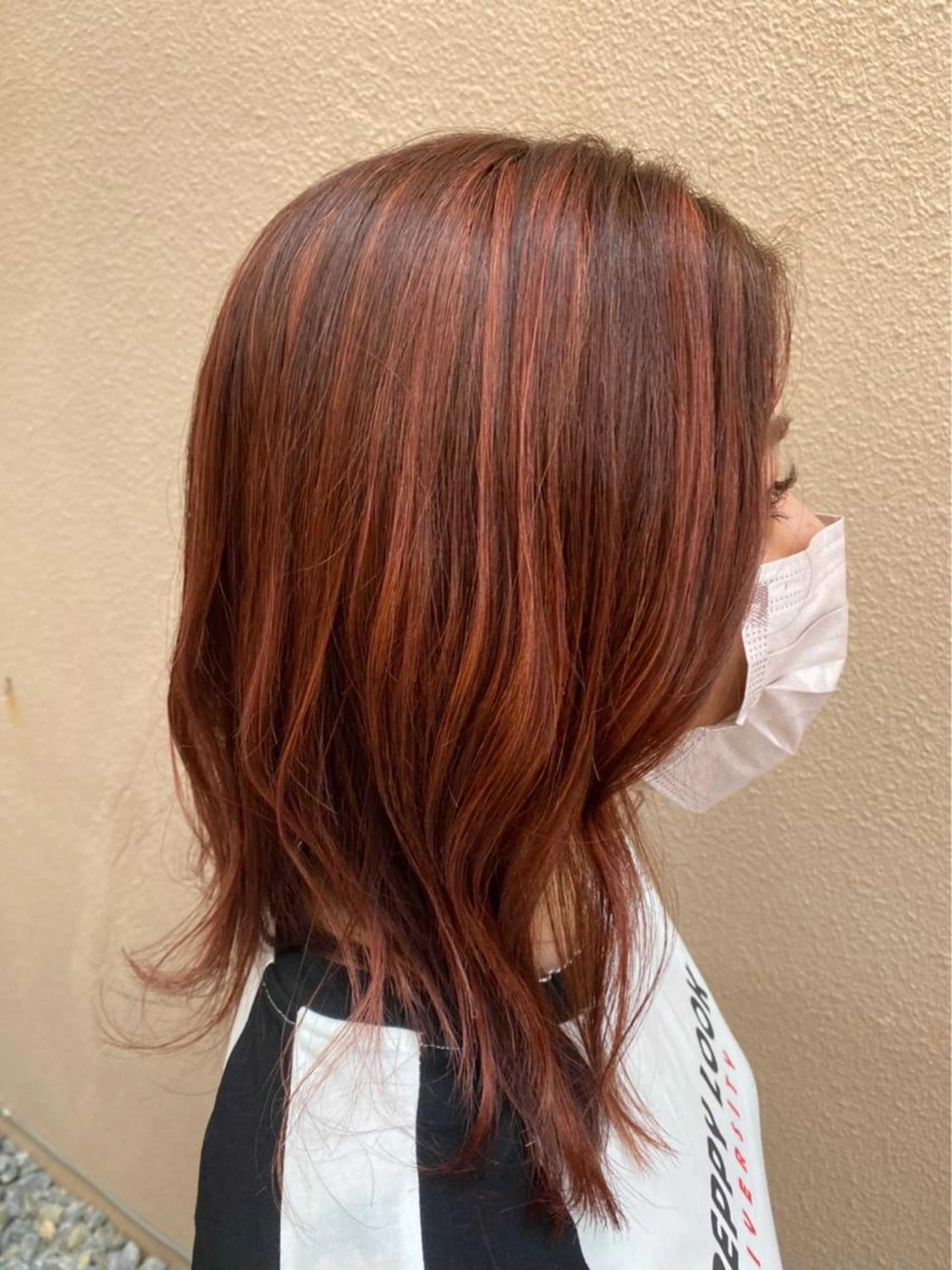 《ハイライト》海外風デザイン！来店周期長い方オススメ⭐️艶トリートメント付の写真