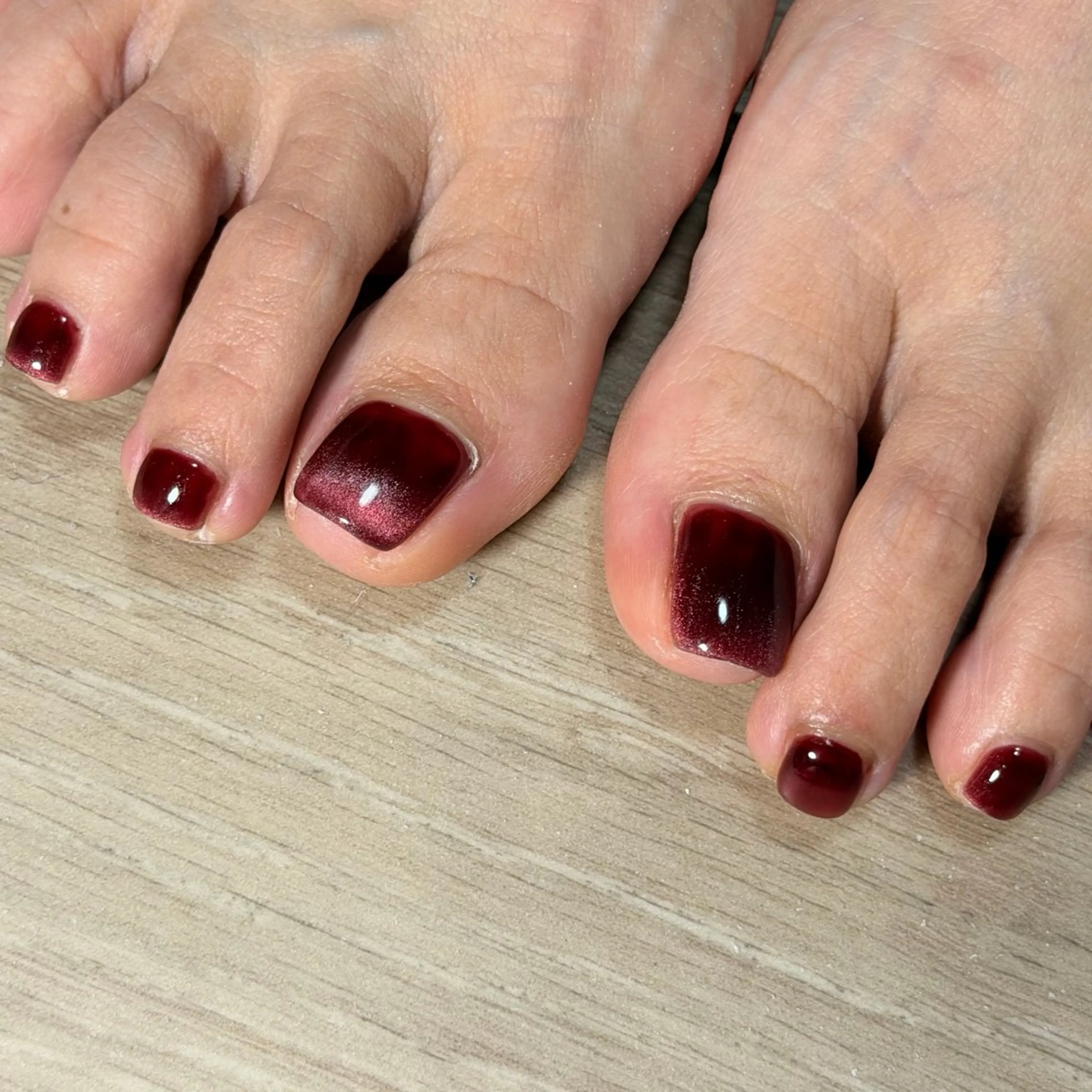 ネイル フットネイル マグネットネイル フットネイル soleil所属・舞鶴 奈々美のネイルデザイン