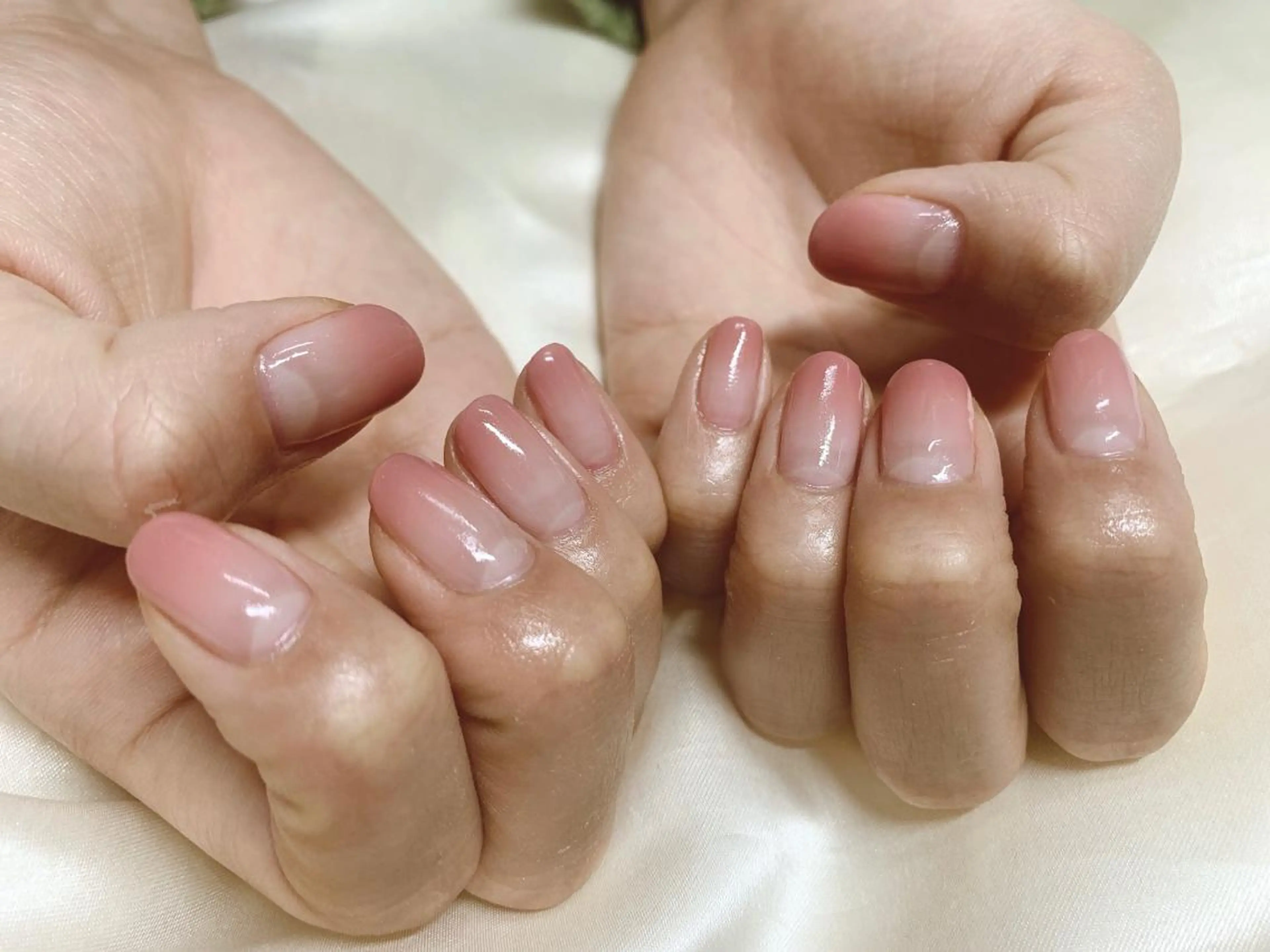ネイル グラデーション 春ネイル Mogu nail 二子玉川のネイルデザイン